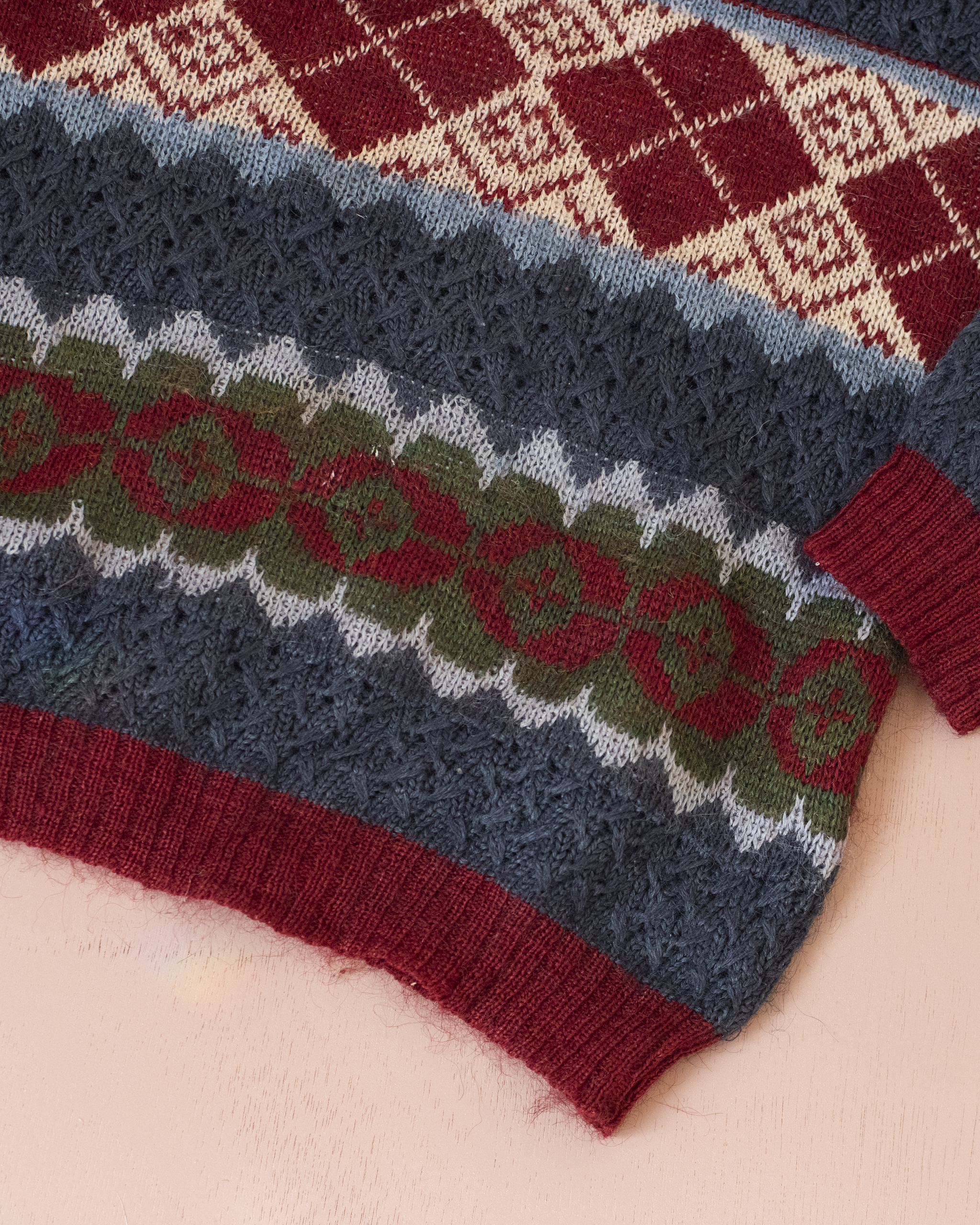 סוודר נוסטלגי בצבעי חורף | 4-5 שנים