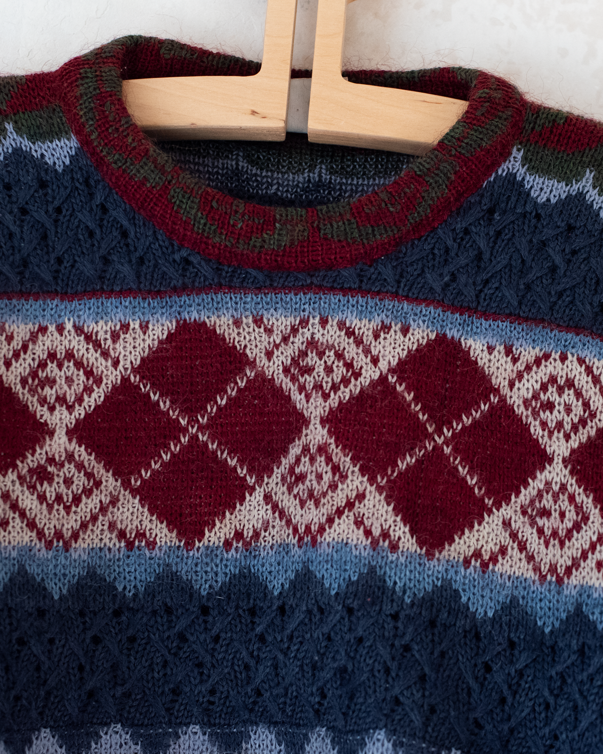 Nostalgic winter-colored sweater | 4-5 years