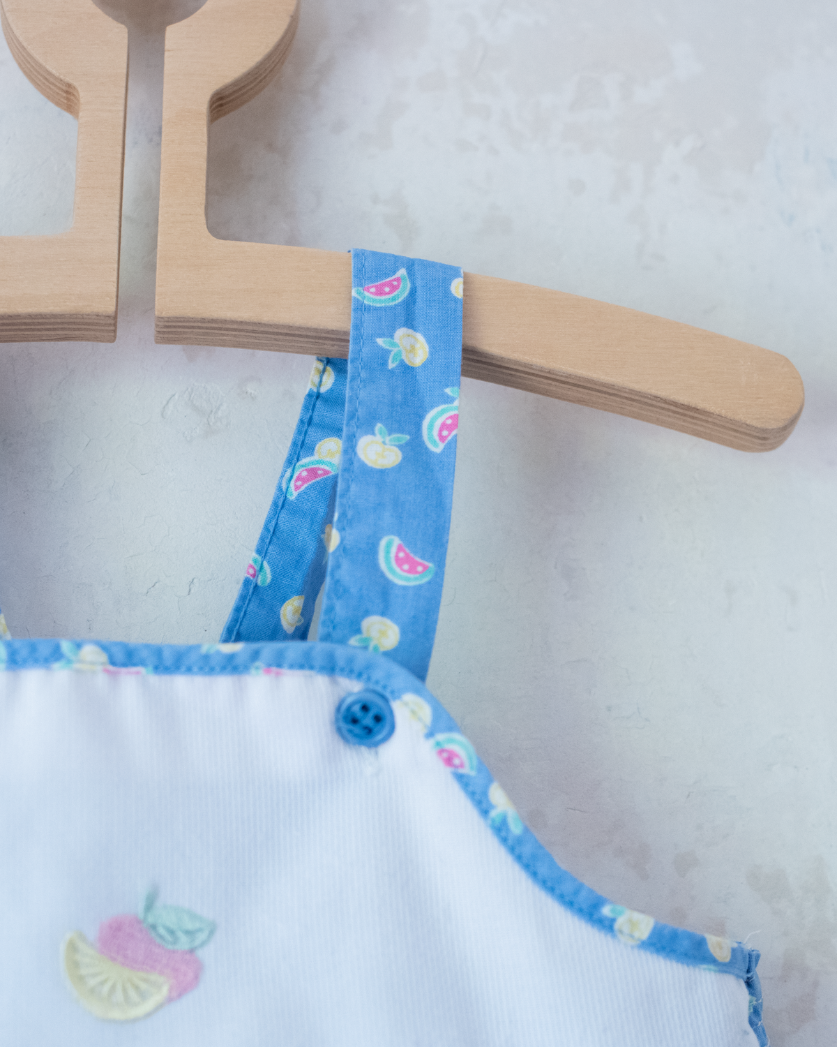 Summer fruit dress with embroidery | 18-24 months