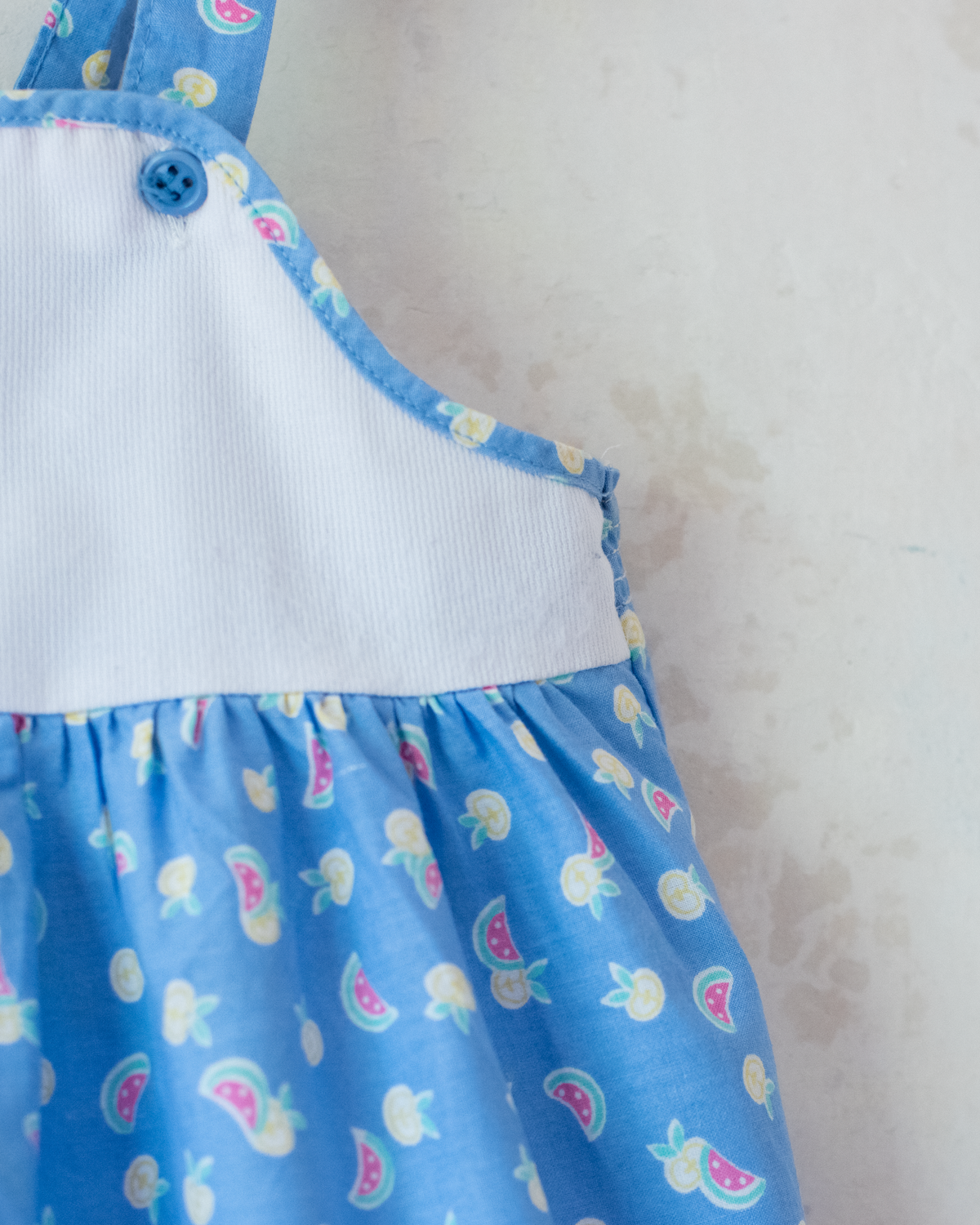Summer fruit dress with embroidery | 18-24 months