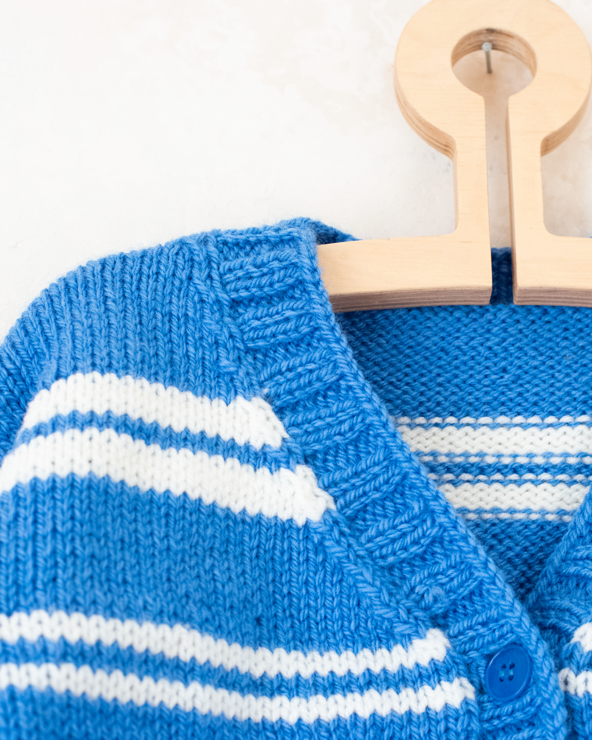 Striped wool cardigan | 5-6 years