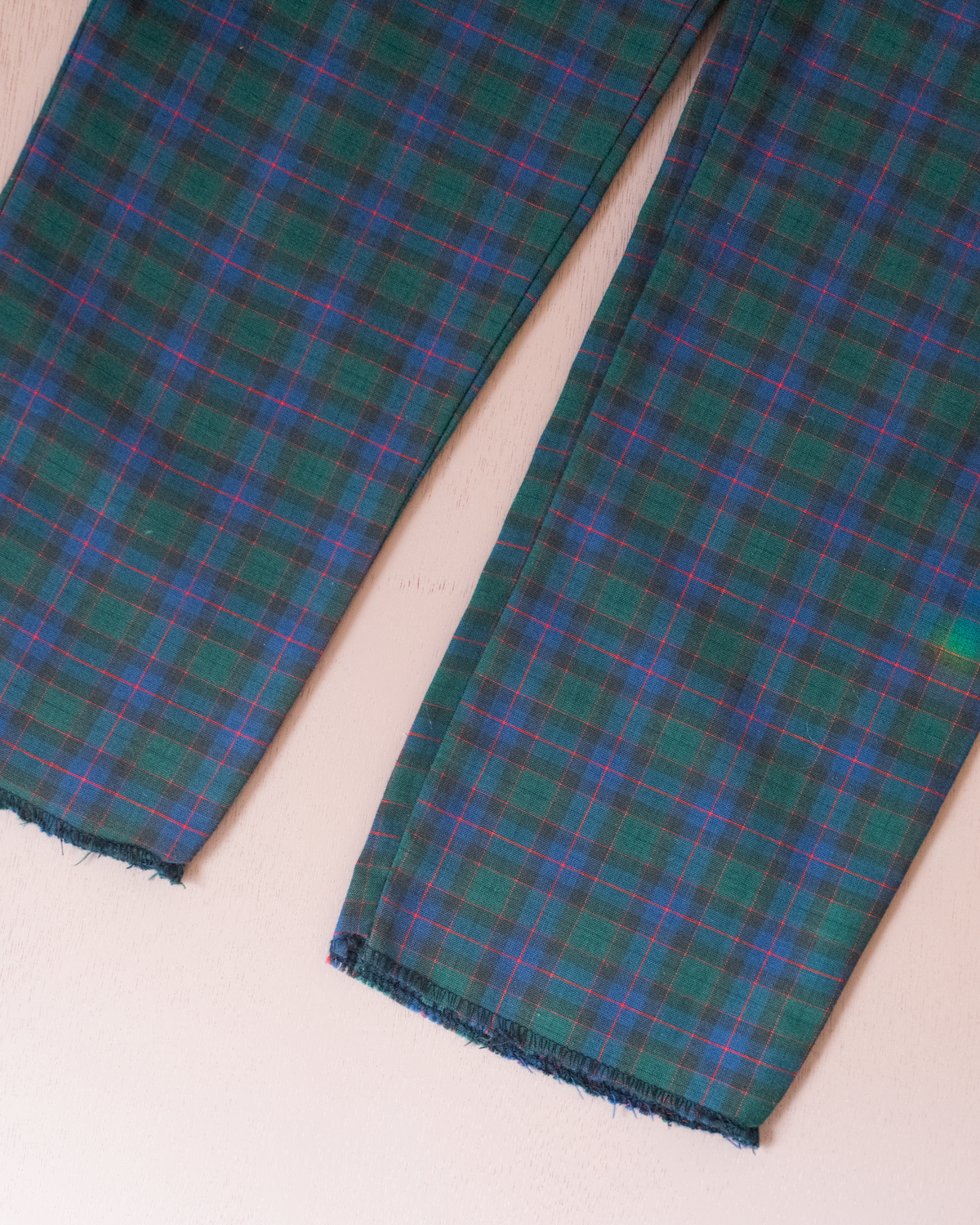 Tailored blue plaid pants | 7-8 years