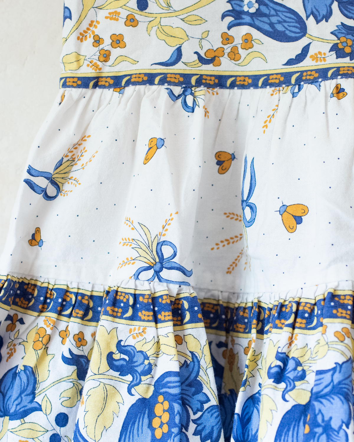 Provence dress with flowers and corn | 9-12 months