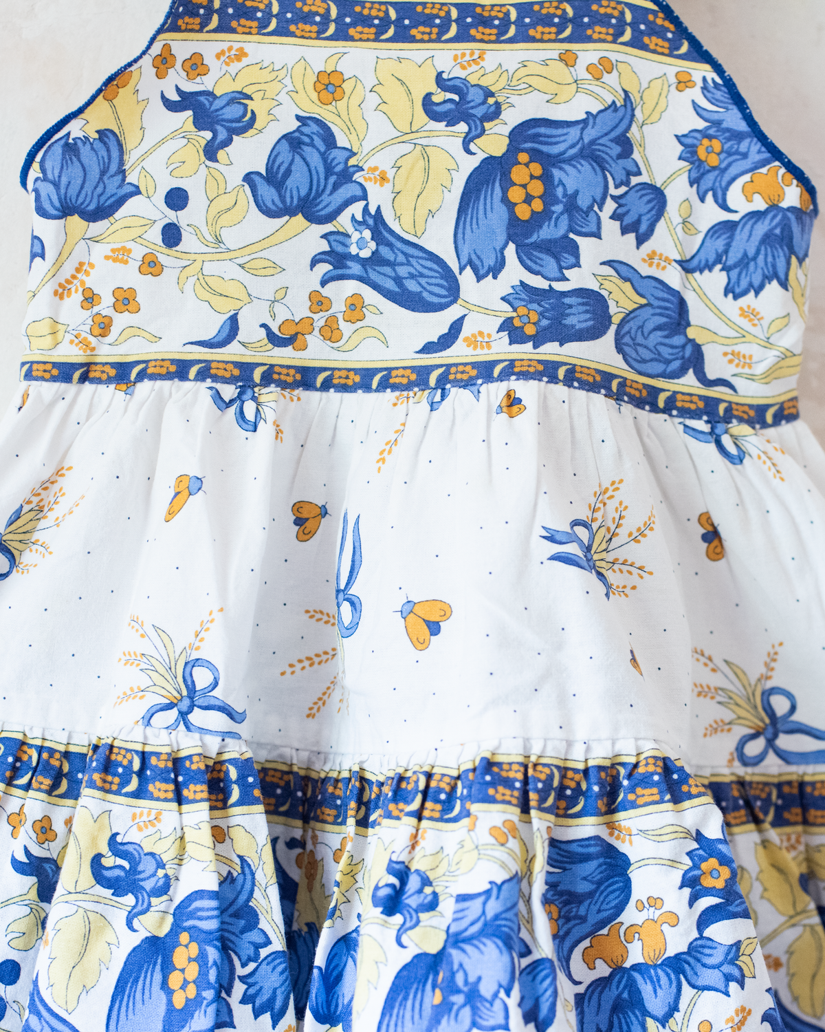 Provence dress with flowers and corn | 9-12 months