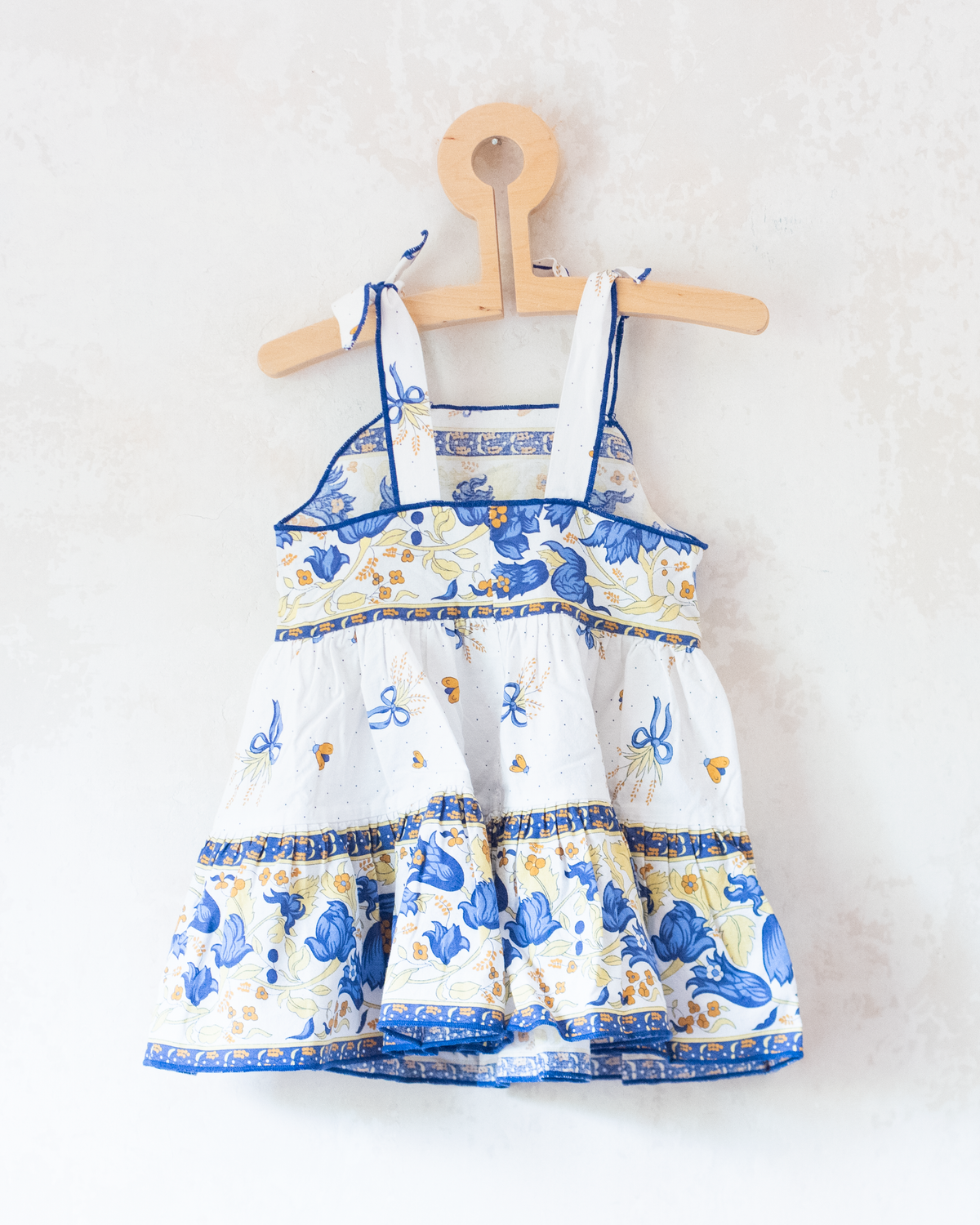 Provence dress with flowers and corn | 9-12 months