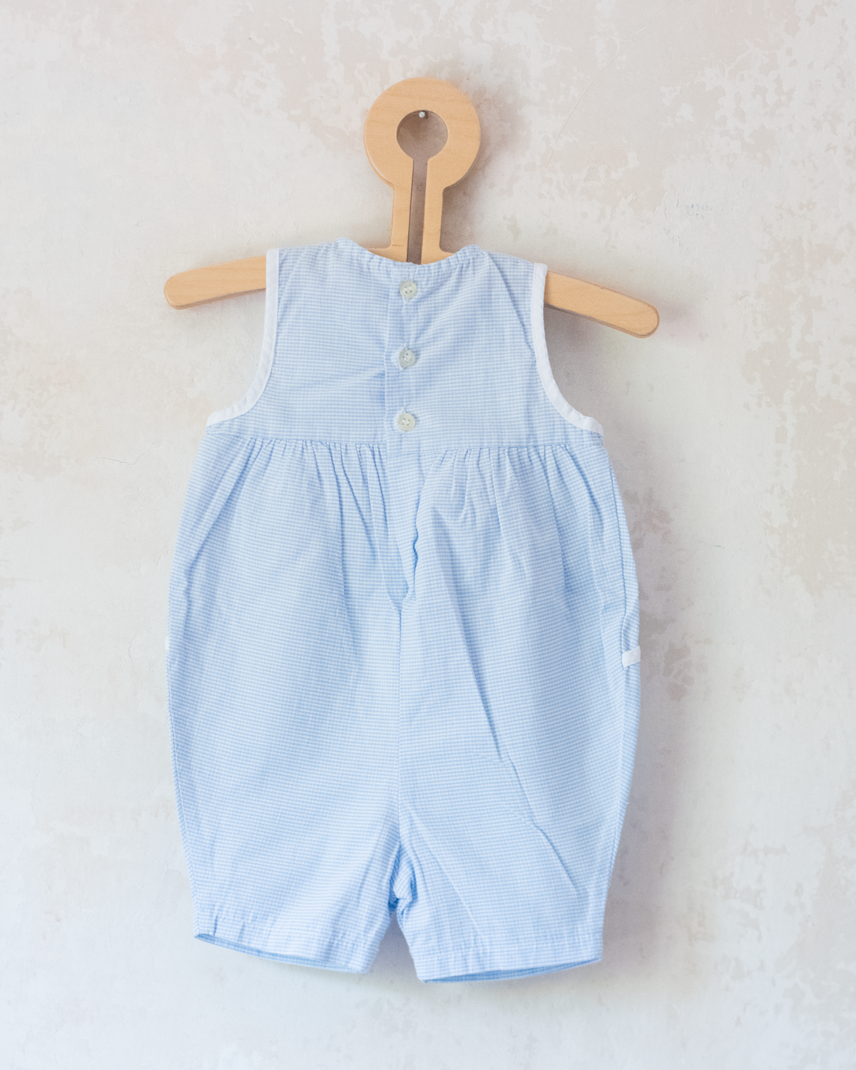 Plaid sailor overalls | 3-6 months