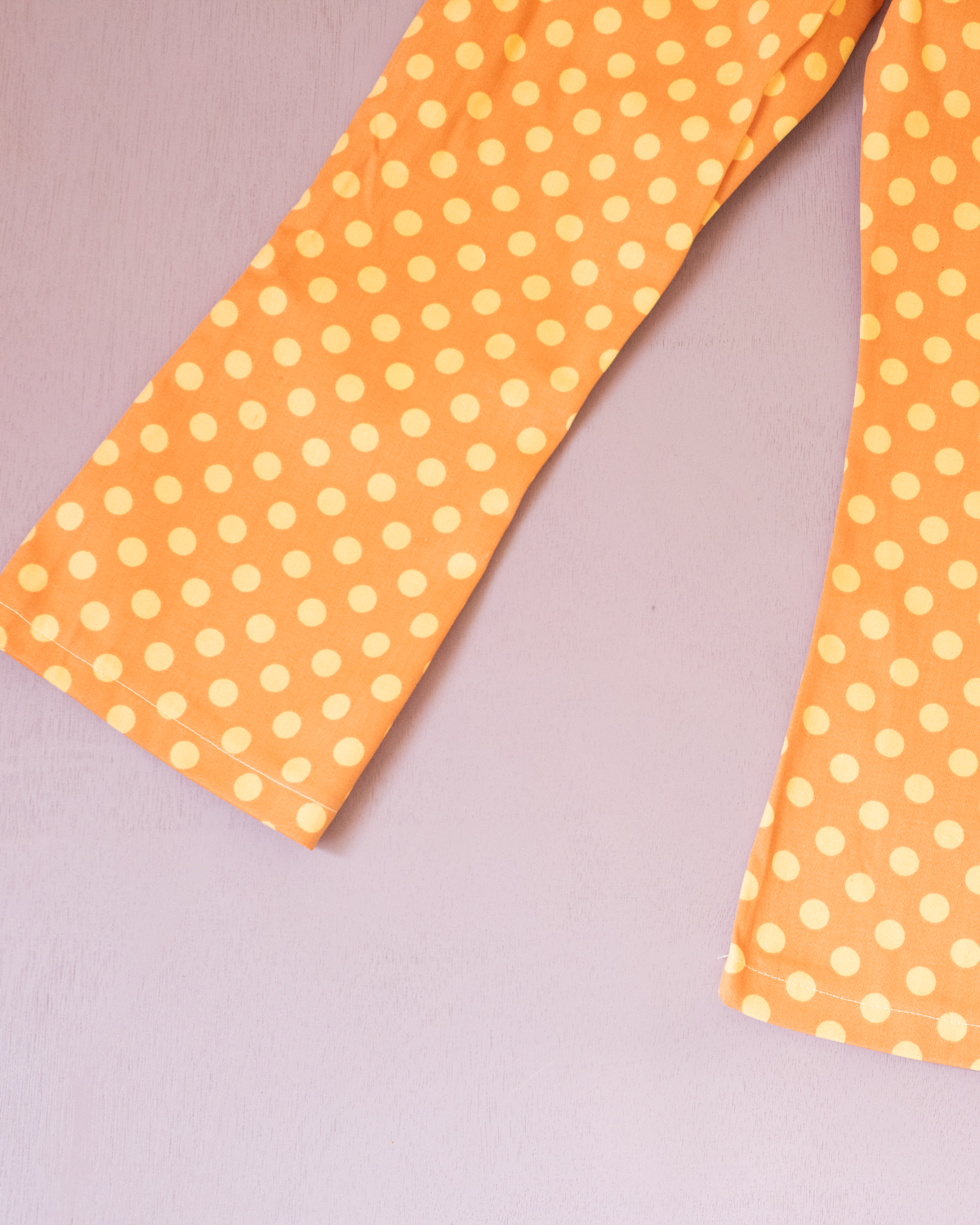 Polka Dot Orange Suit | Deadstock from the Seventies | 7-8 Years