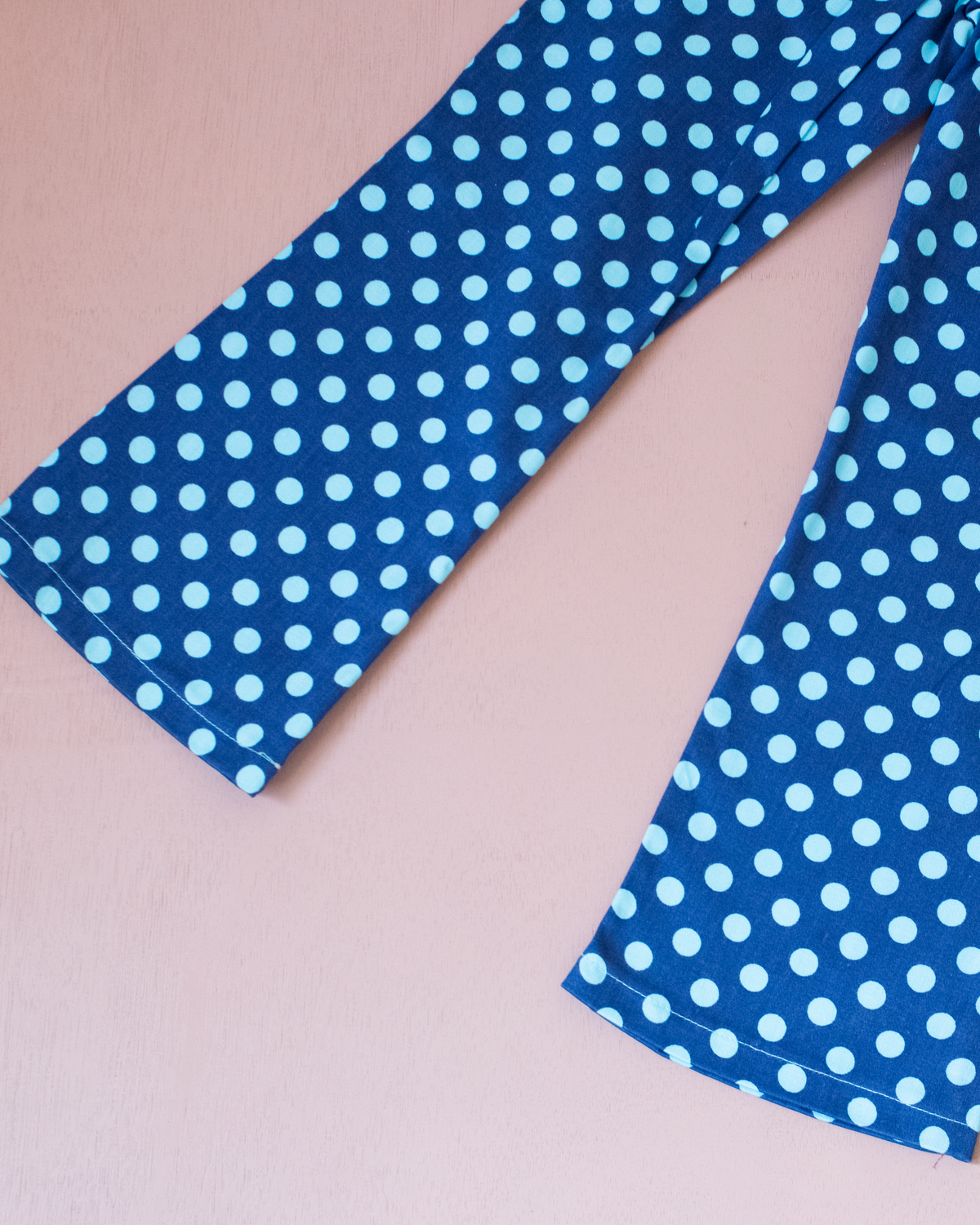 Blue Polka Dot Suit | Deadstock from the Seventies | 7-8 Years 