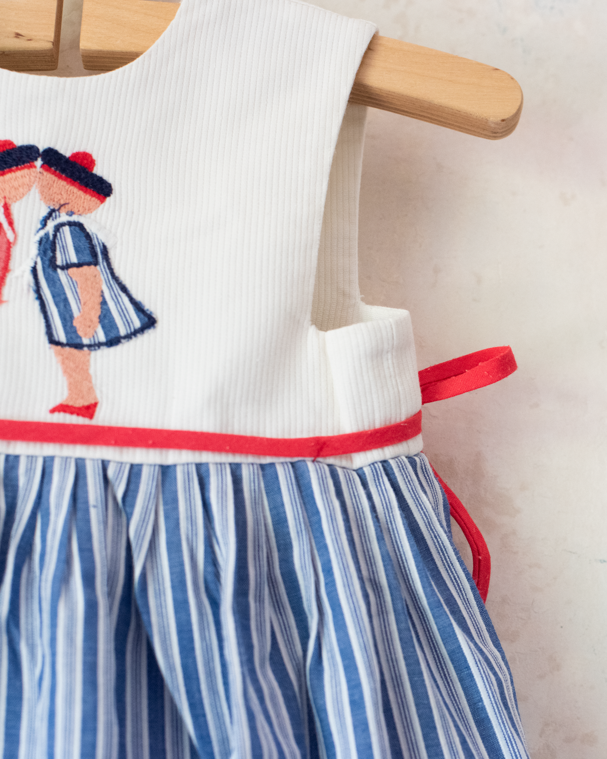 Pierre Cardin Kissing Sailors Dress | 12-18 Months