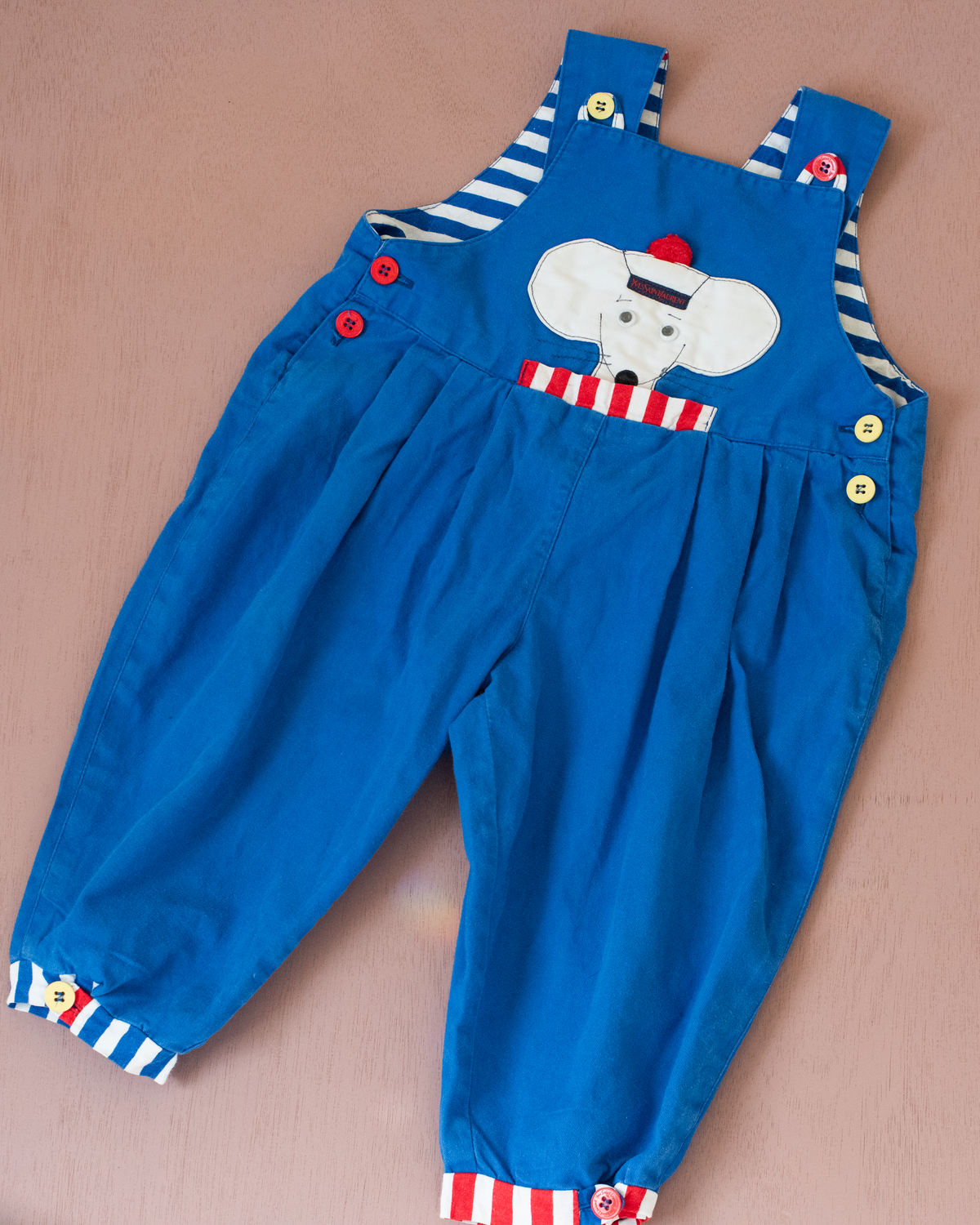 Iconic mouse-print jumpsuit by Yves Saint Laurent | 18-24 months