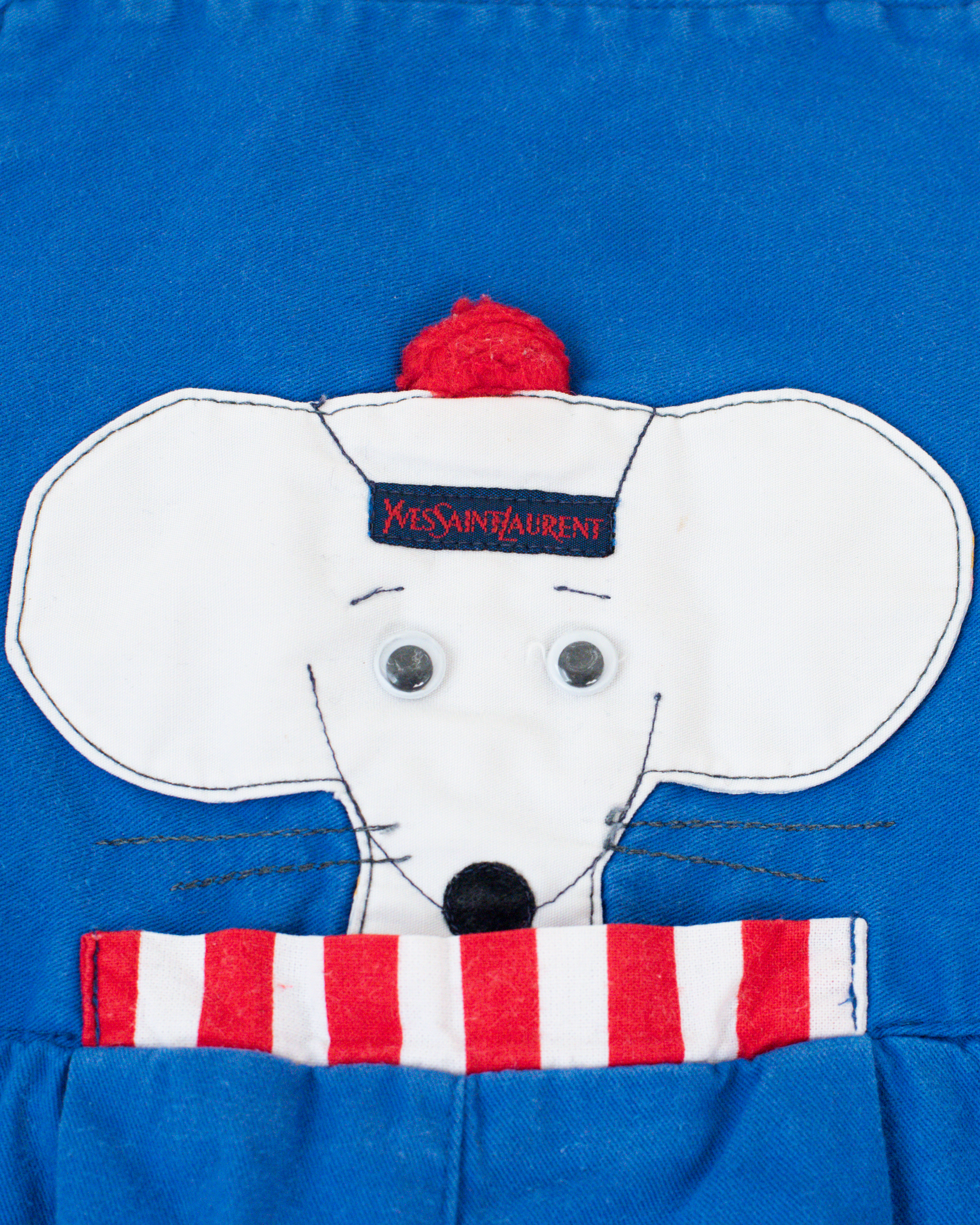 אוברול אייקוני עם עכבר מבית איב סאן לורן | 18-24 חודשים