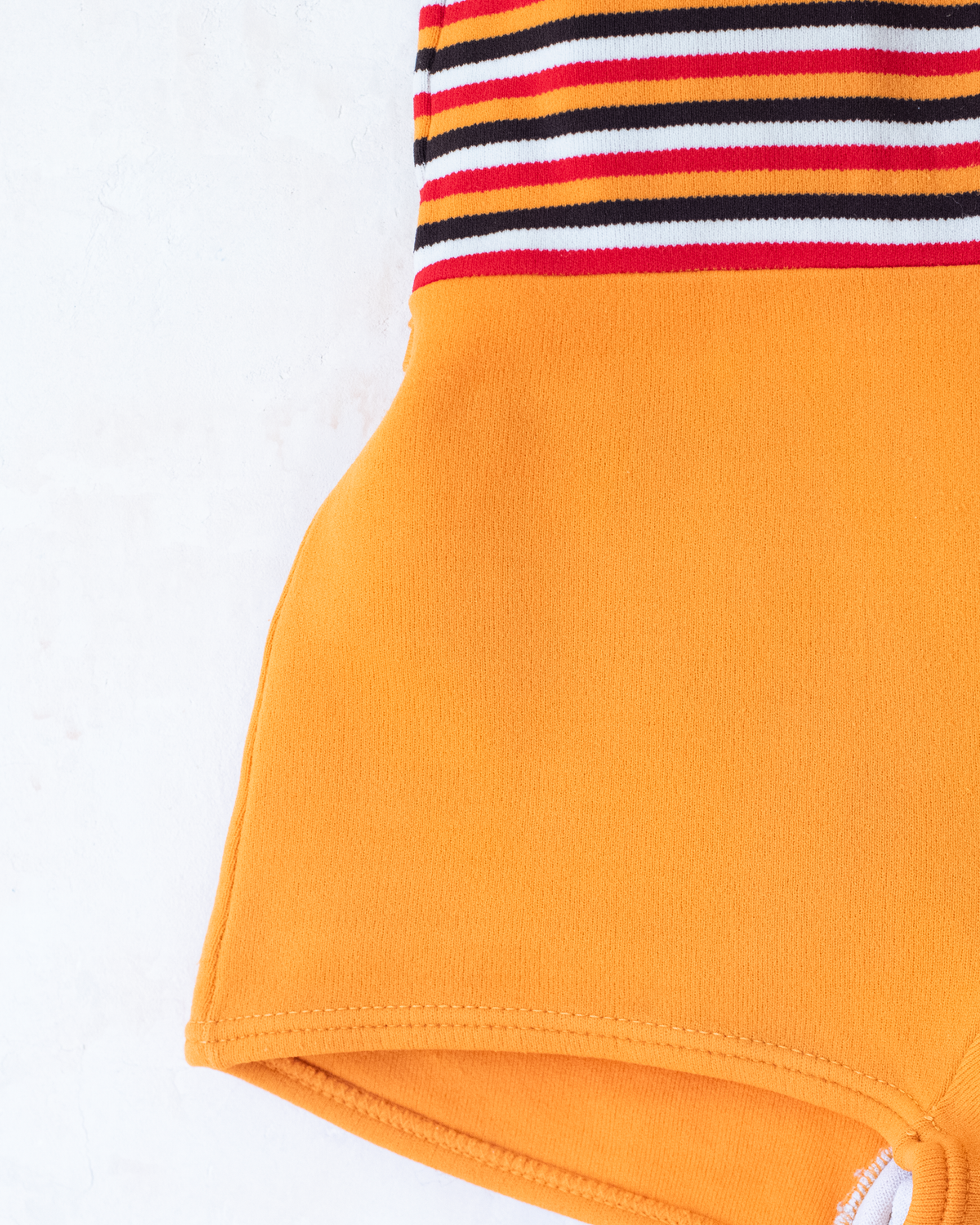 Orange swimsuit with sixties stripes | Deadstock | 3-4 years