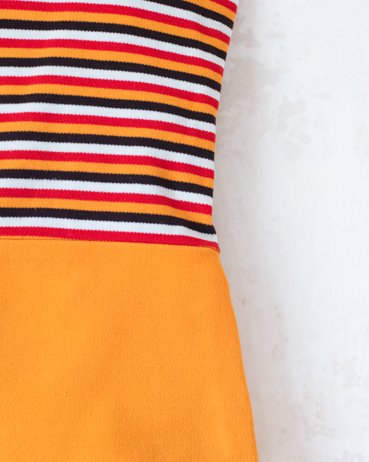Orange swimsuit with sixties stripes | Deadstock | 3-4 years