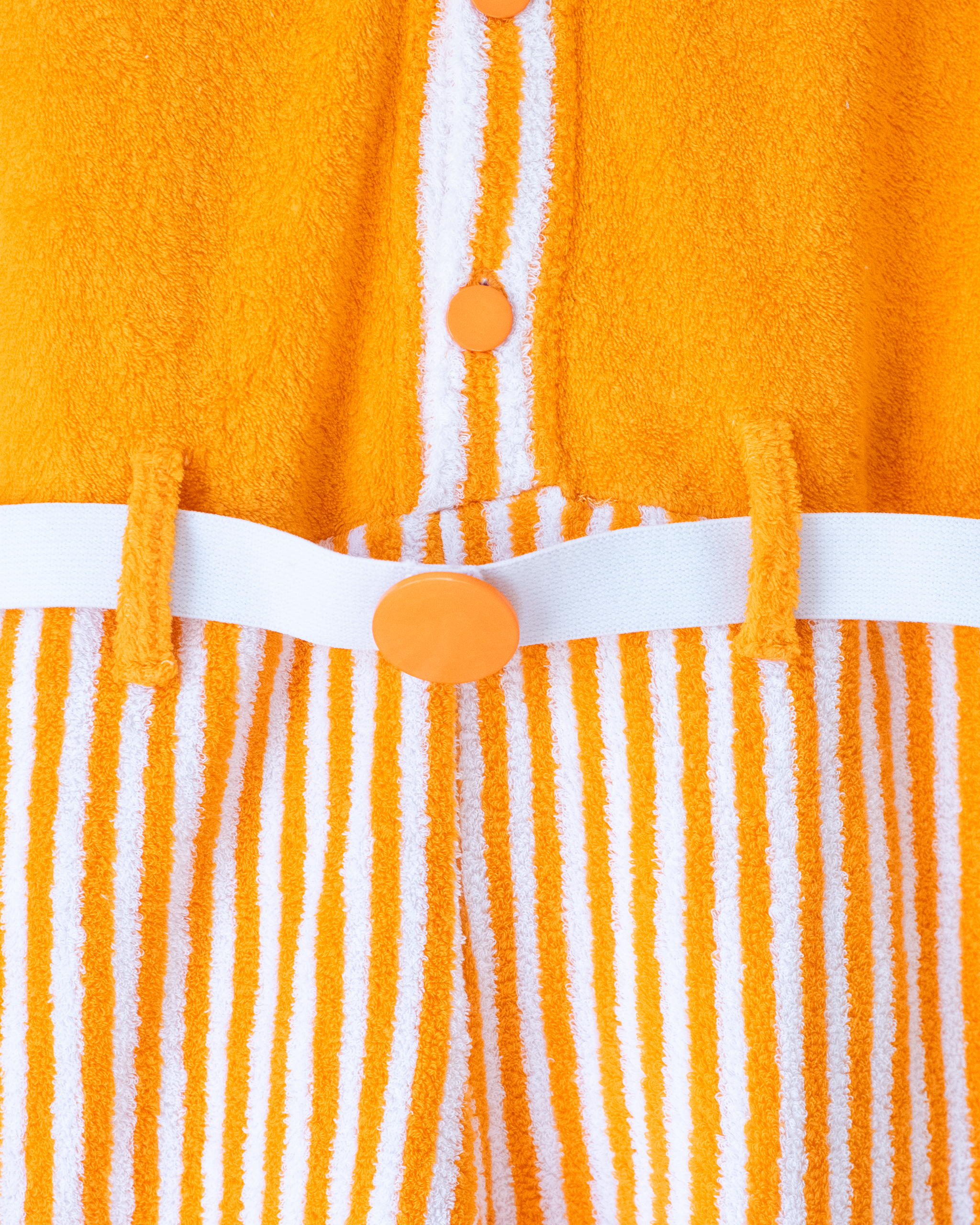 אוברול כתום מבד מגבת מהסיקסטיז | 11-12 שנים