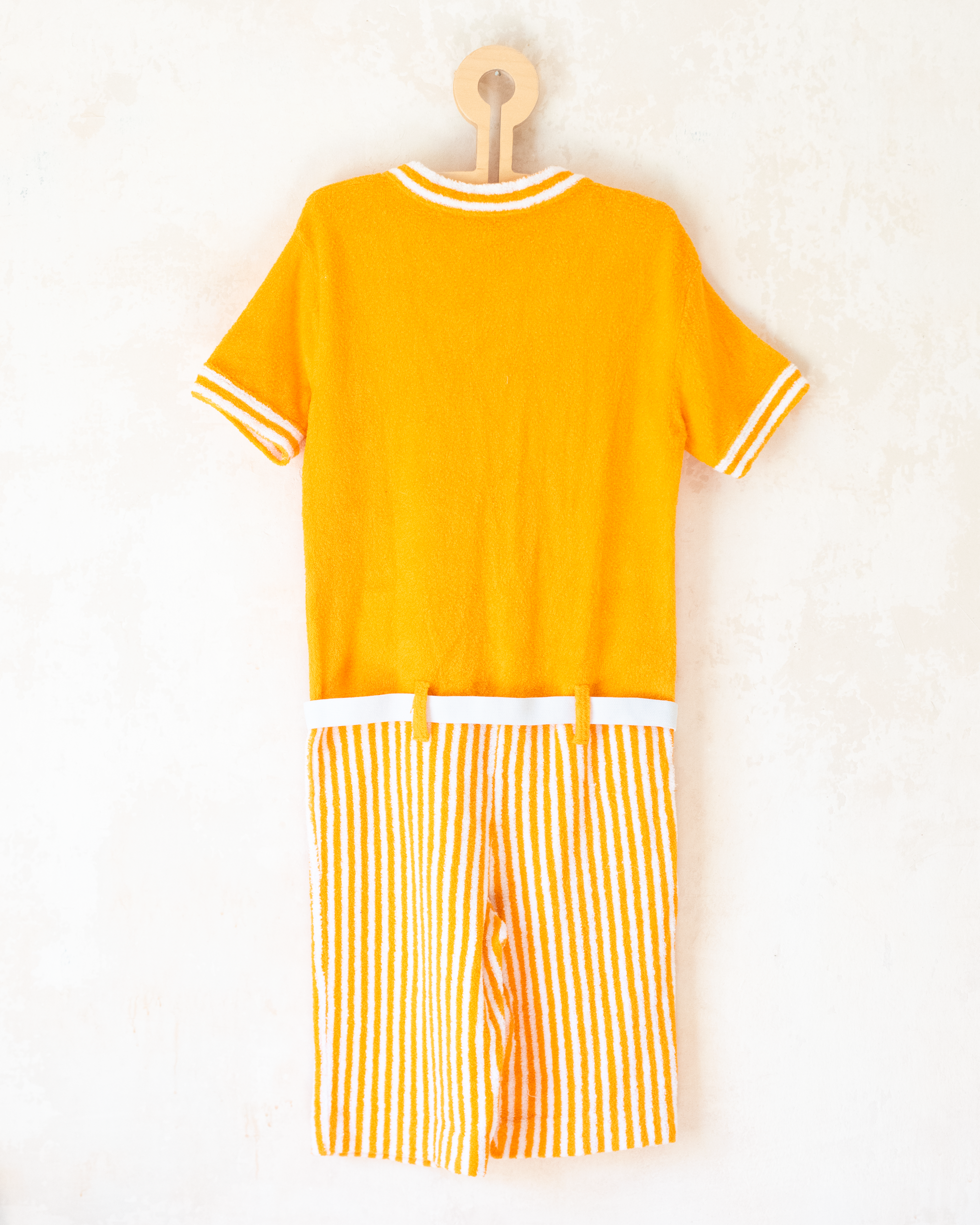 אוברול כתום מבד מגבת מהסיקסטיז | 11-12 שנים