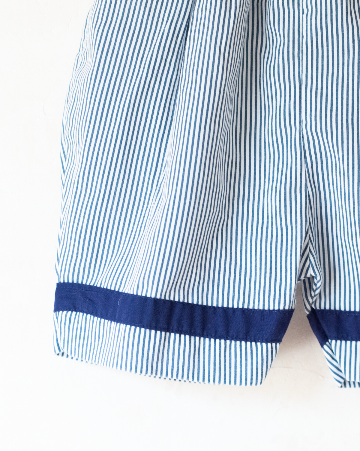 Striped Nautical Embroidered Romper | 6-9 months