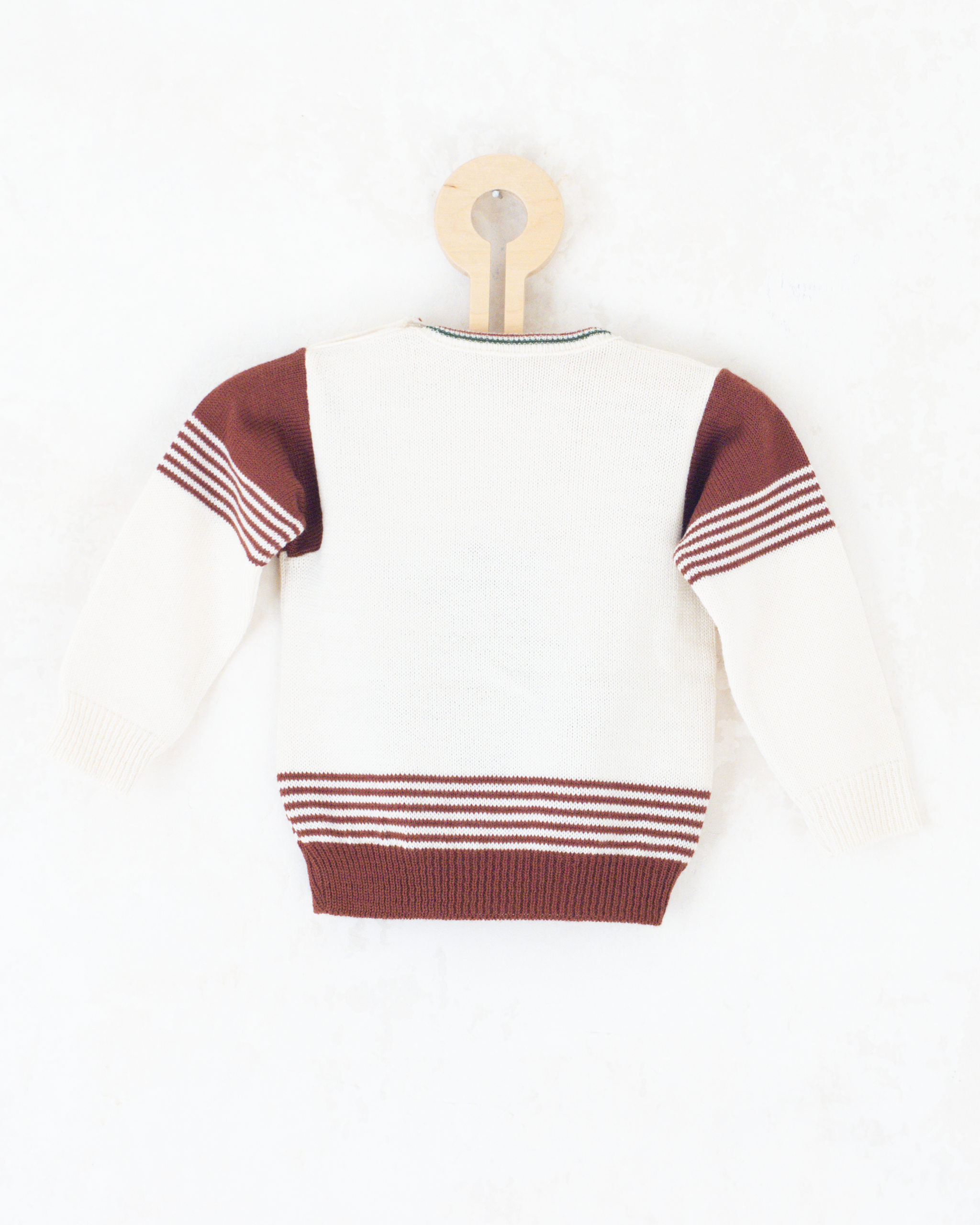 סריג דק עם דובי מרים משקולת | דד סטוק צרפתי | 9-12 חודשים