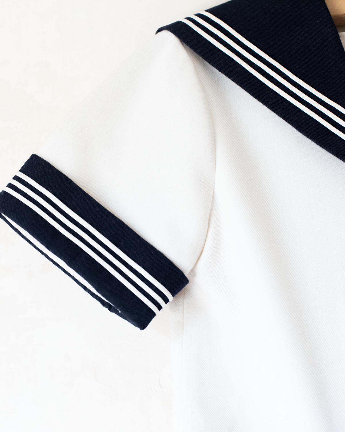 1950s Parisian sailor dress | 7-9 years