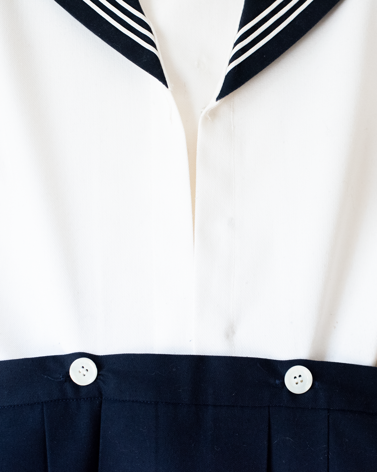 1950s Parisian sailor dress | 7-9 years