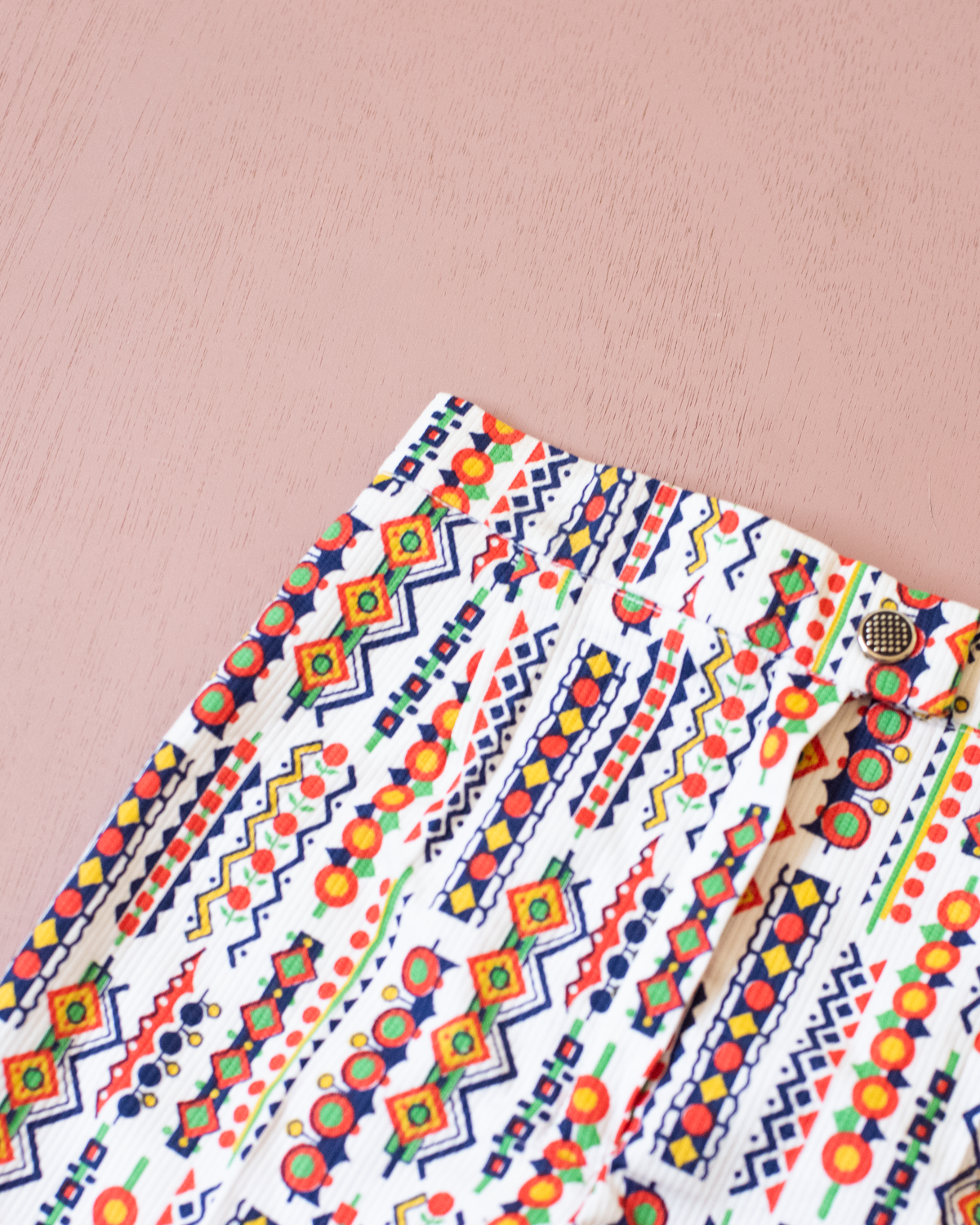 Colorful pants from the 70s | French dead stock | 2-3 years