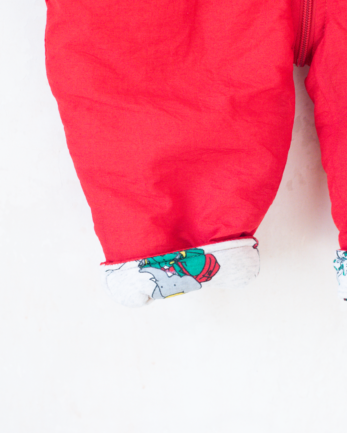 Red snowsuit with the King in the Pub | 6-9 months