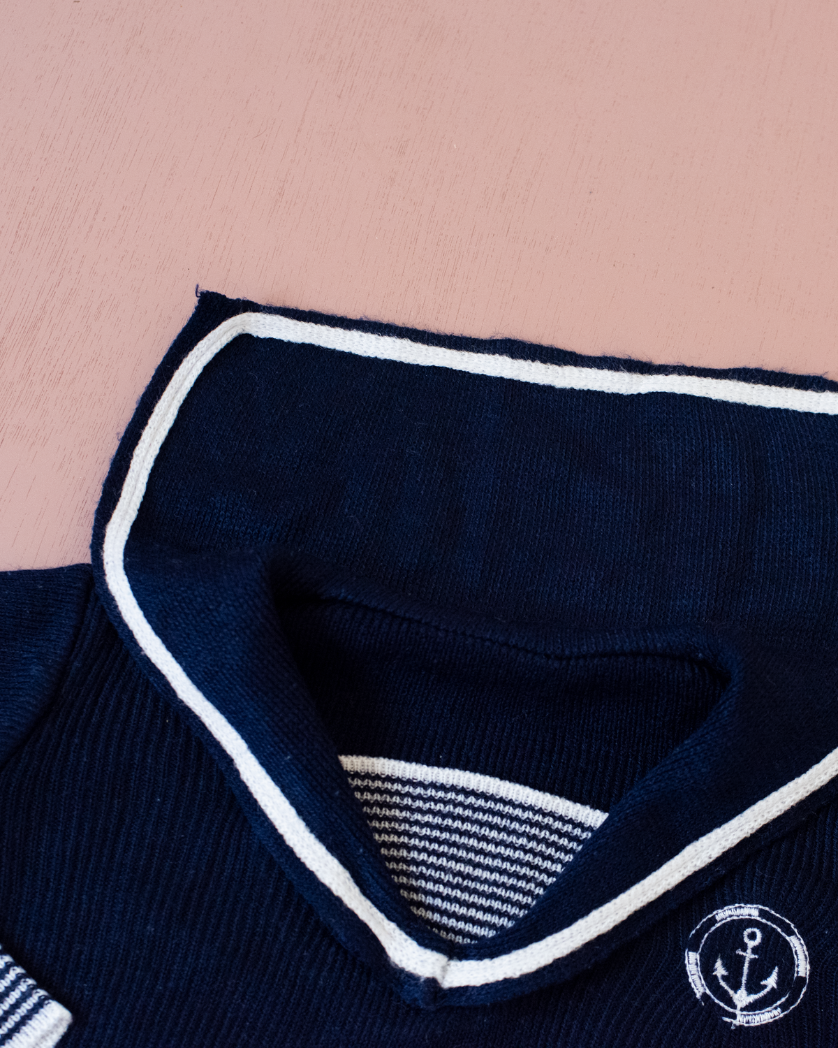 Sailor sweater with wide collar | 6-9 months