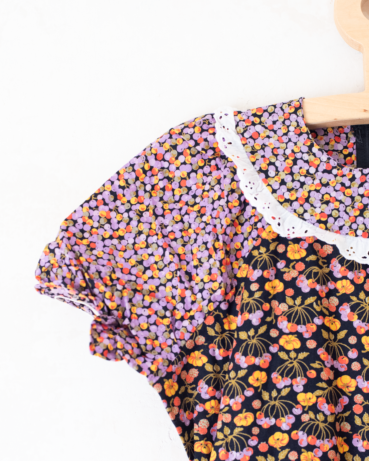 Floral Maxi Dress | French Deadstock from the Seventies | 11-12 Years