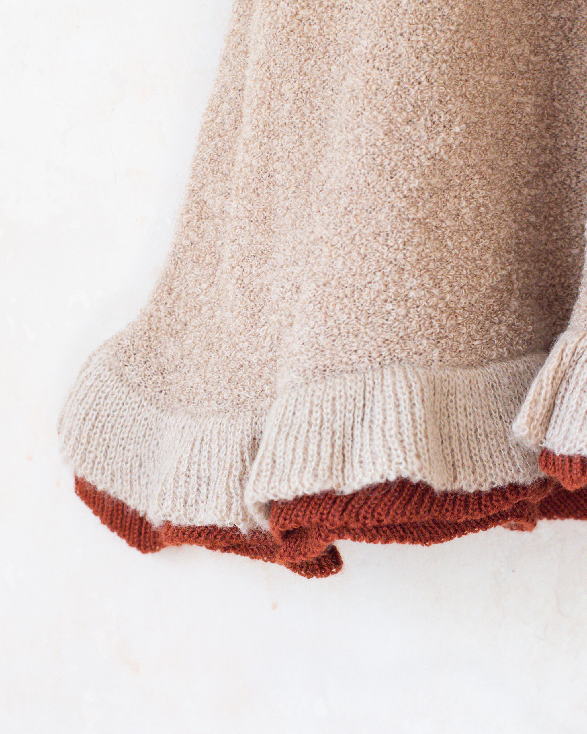 שמלת צמר עם פרח רקום | דד סטוק איטלקי | 3-4 שנים