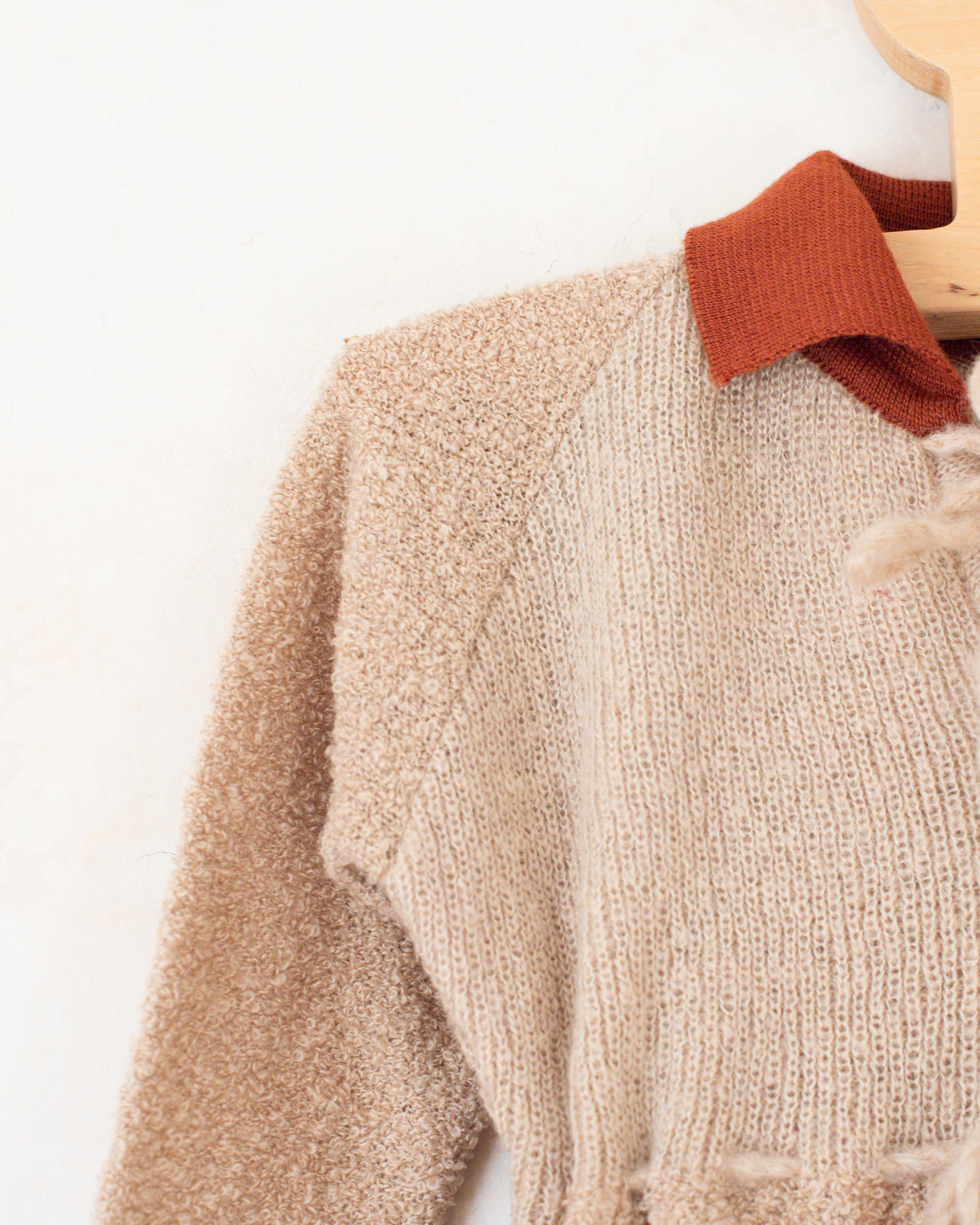 שמלת צמר עם פרח רקום | דד סטוק איטלקי | 3-4 שנים