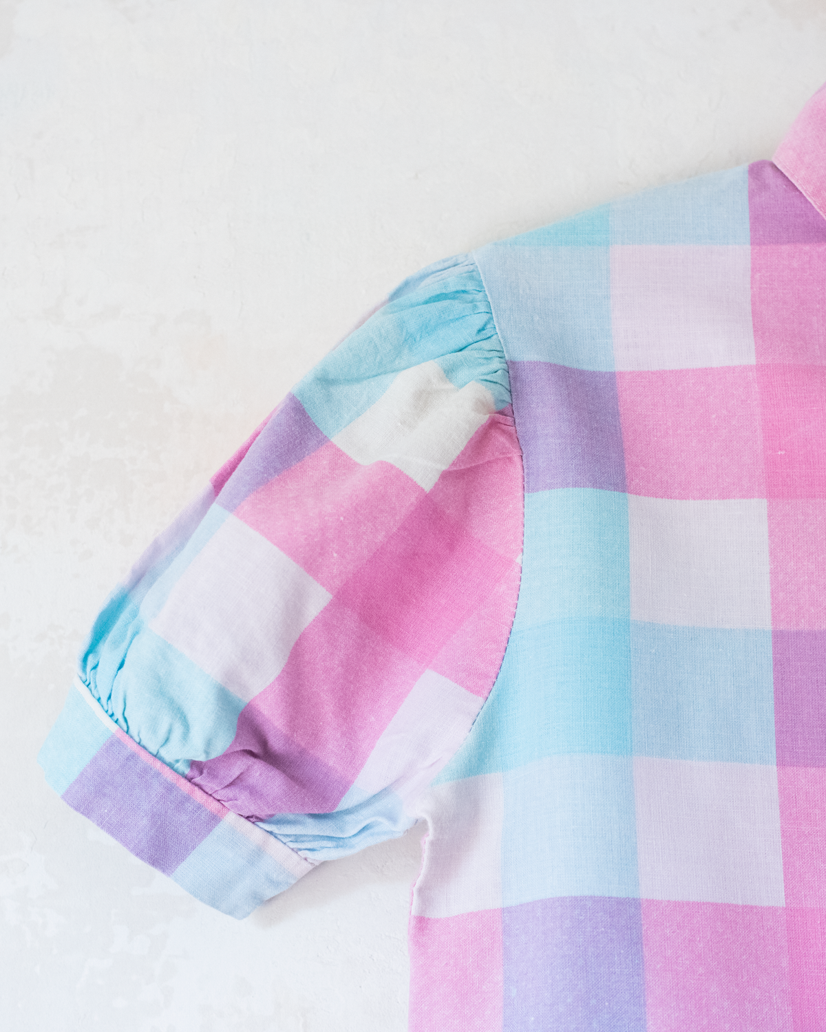 Pastel plaid shirt | 5-6 years