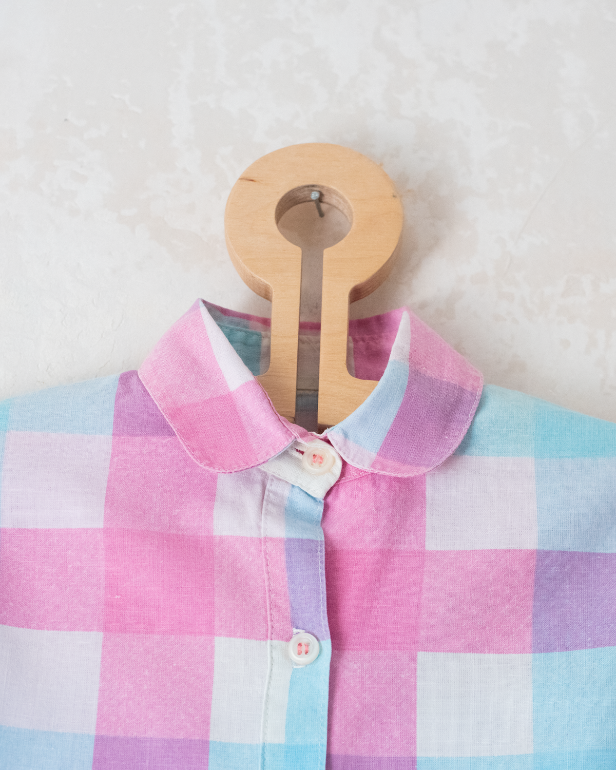 Pastel plaid shirt | 5-6 years