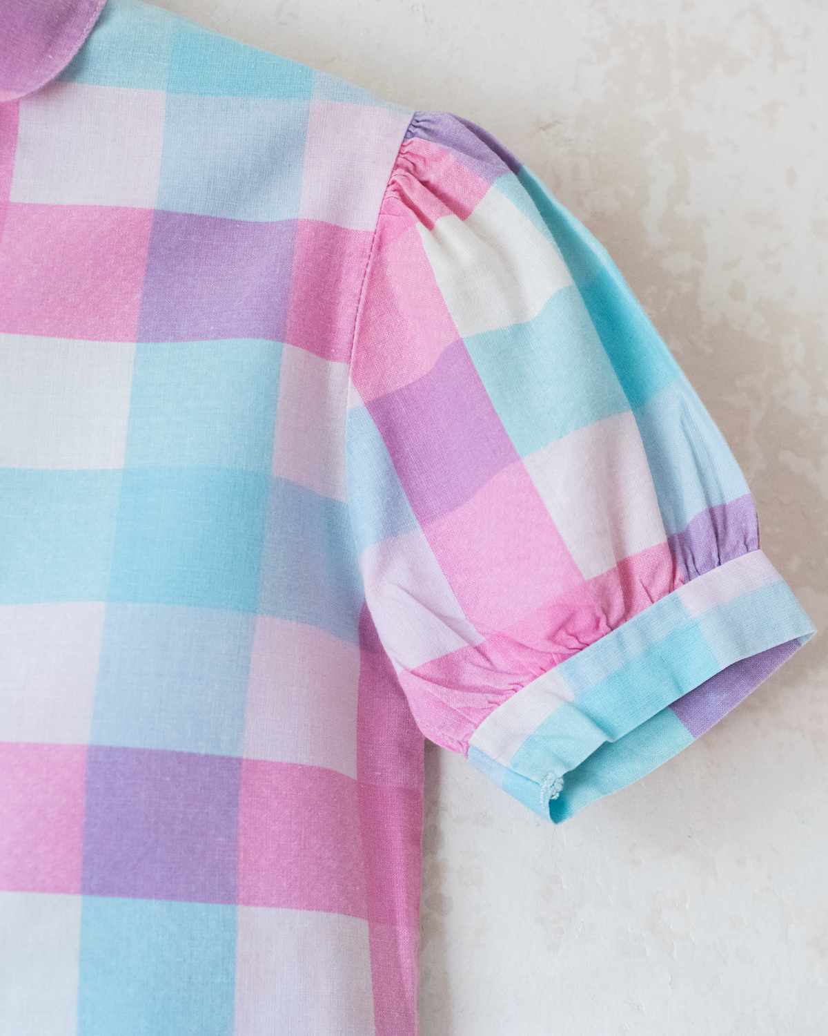 Pastel plaid shirt | 5-6 years