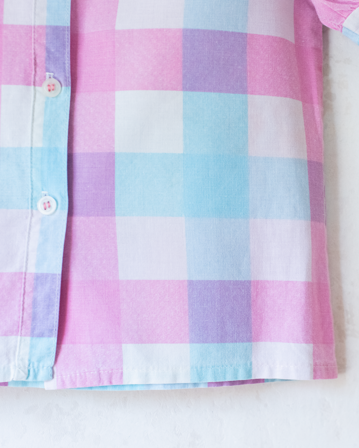 Pastel plaid shirt | 5-6 years