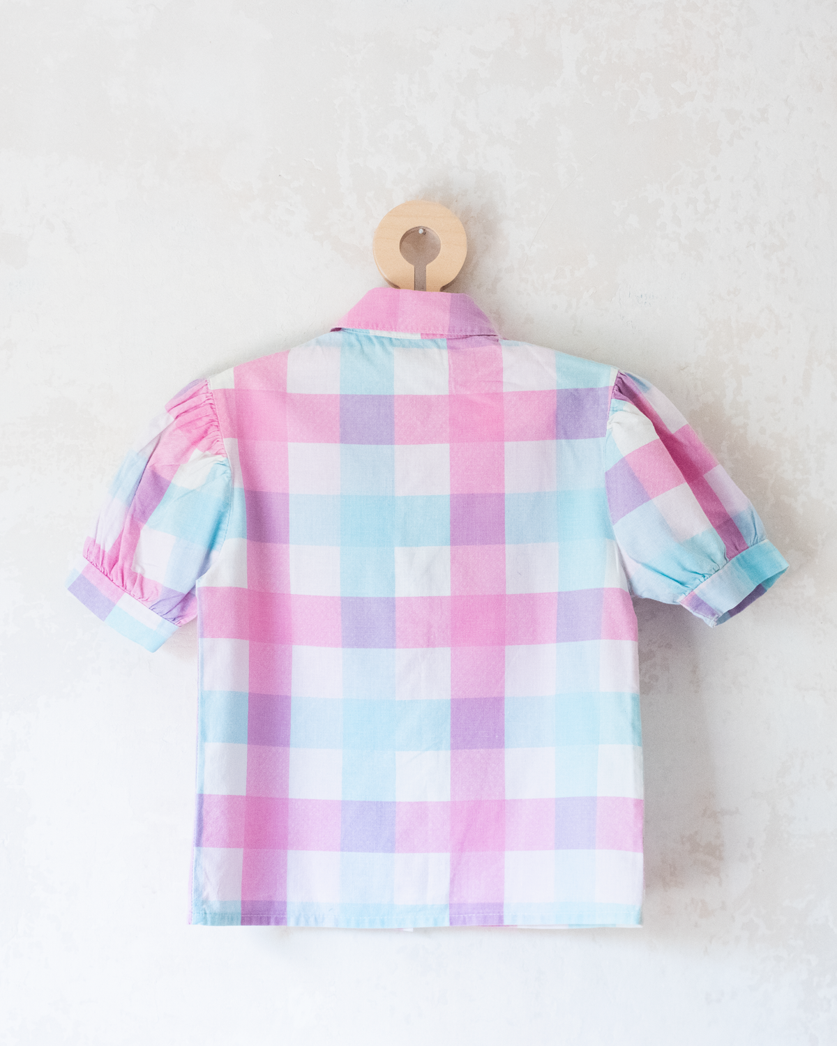 Pastel plaid shirt | 5-6 years