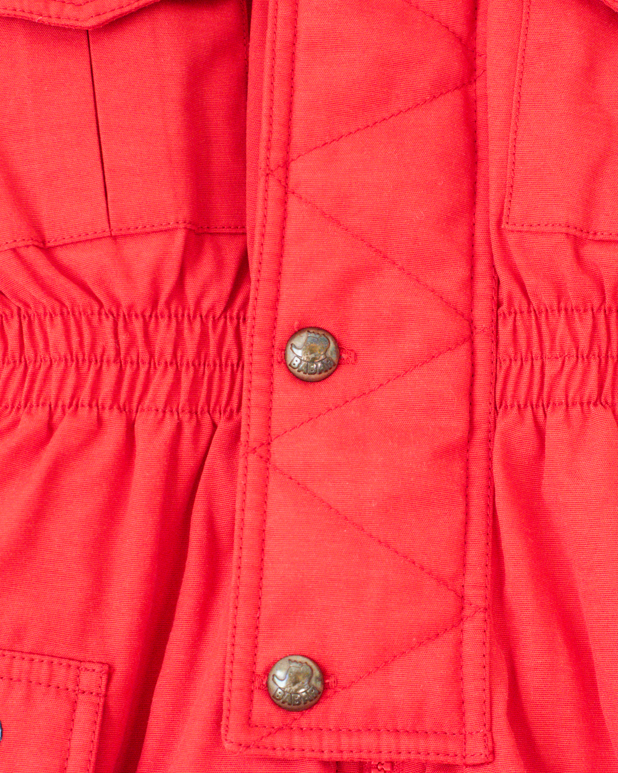 חרמונית אדומה עם רקמות של המלך בבר | 12-18 חודשים