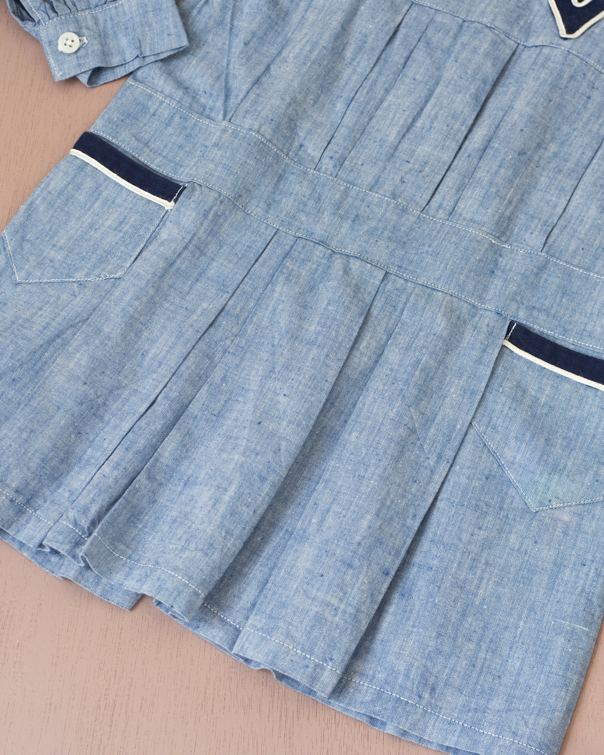 טוניקה ג׳ינס צרפתית | דד סטוק משנות ה60 | 12-18 חודשים