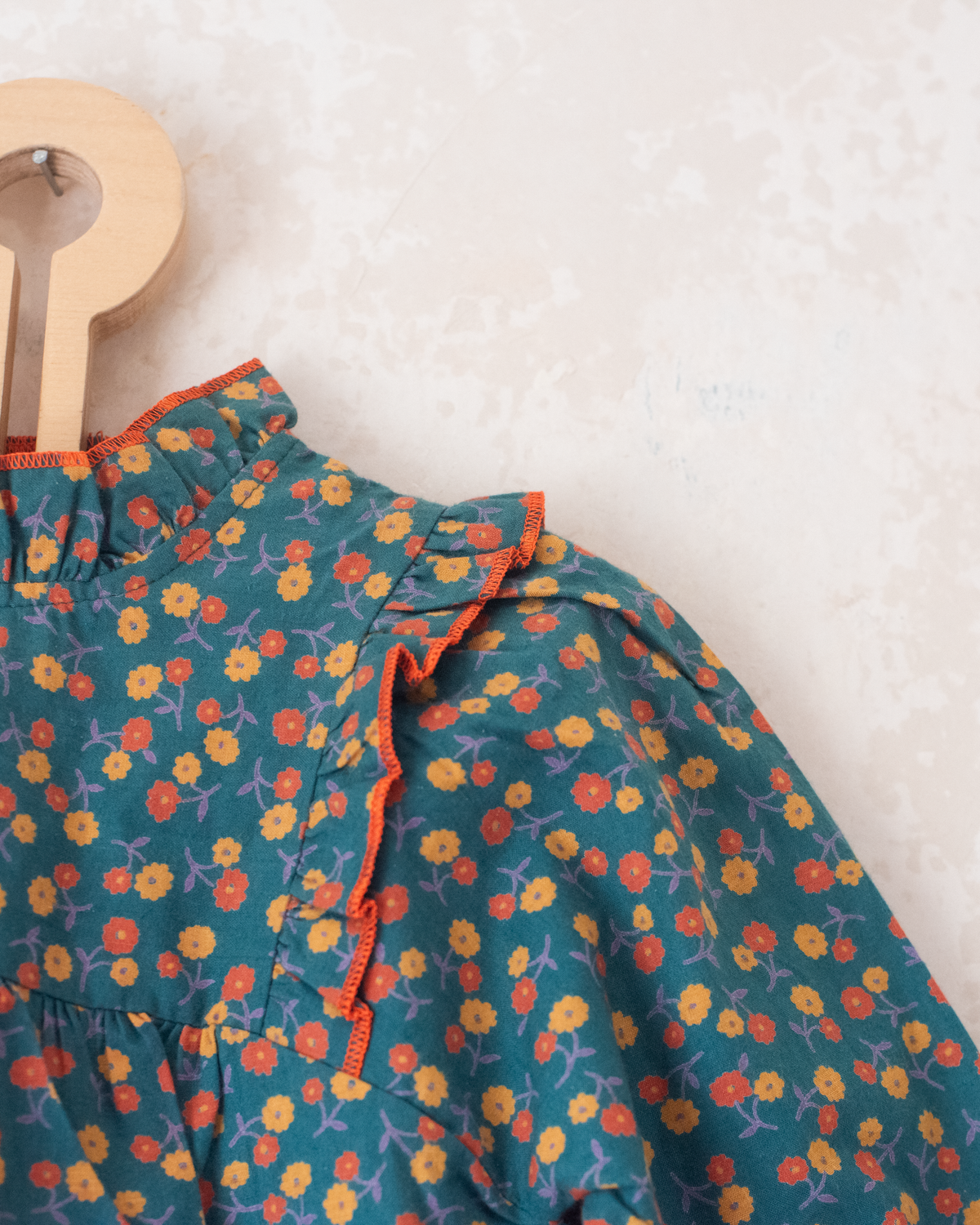 Green floral tunic | 2-3 years