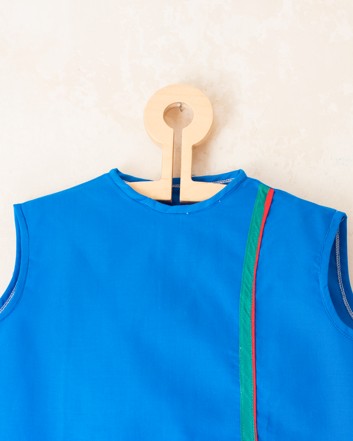 French blue dress with ship's rudder | 5-6 years