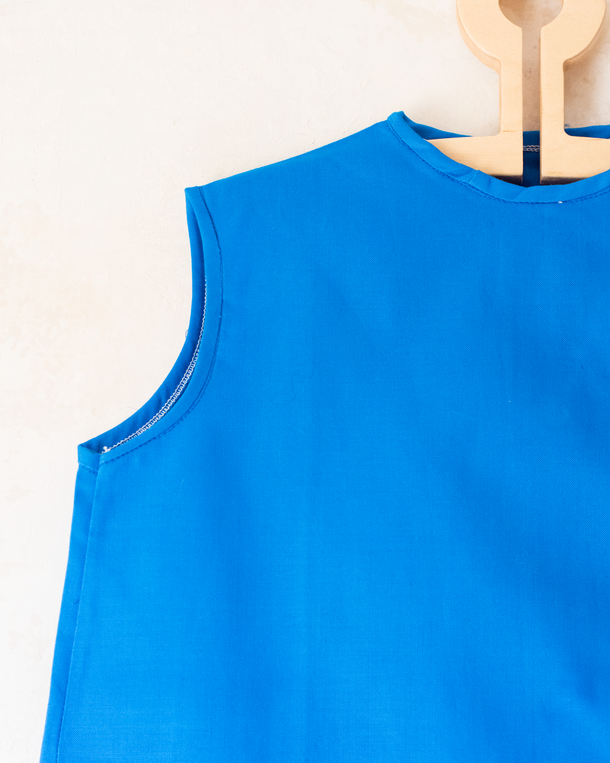 French blue dress with ship's rudder | 5-6 years