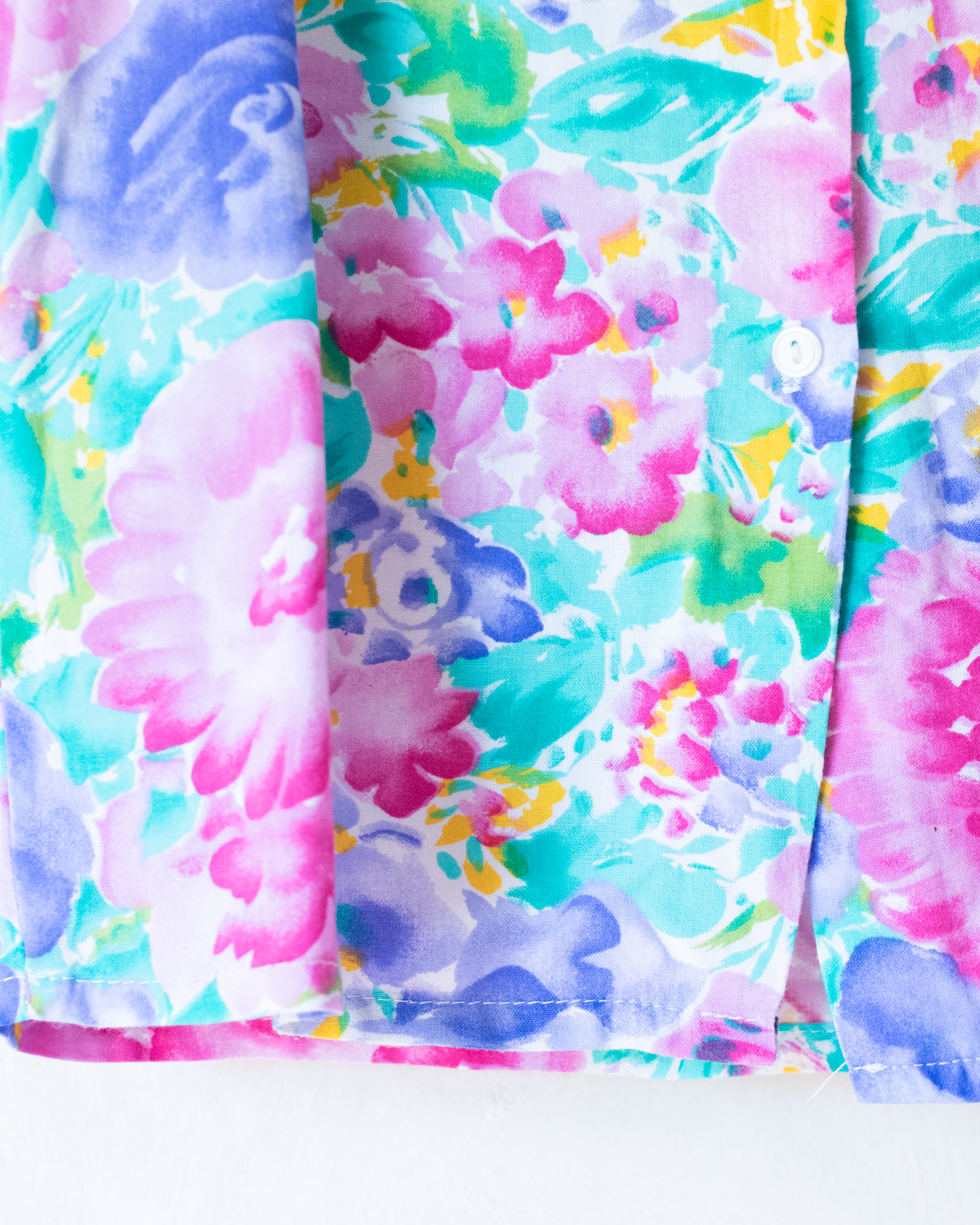 Floral viscose button-down shirt | 6-7 years