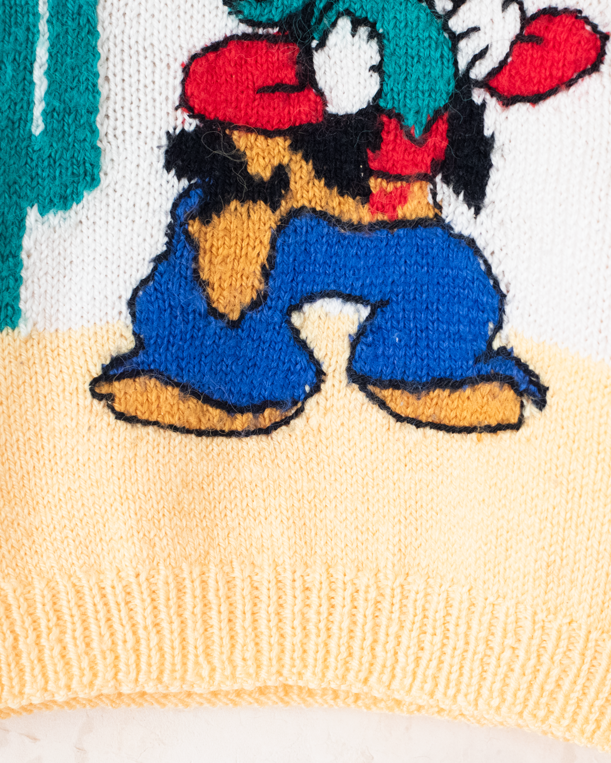 סוודר צמר עם דונלד דאק במערב הפרוע | 4-5 שנים