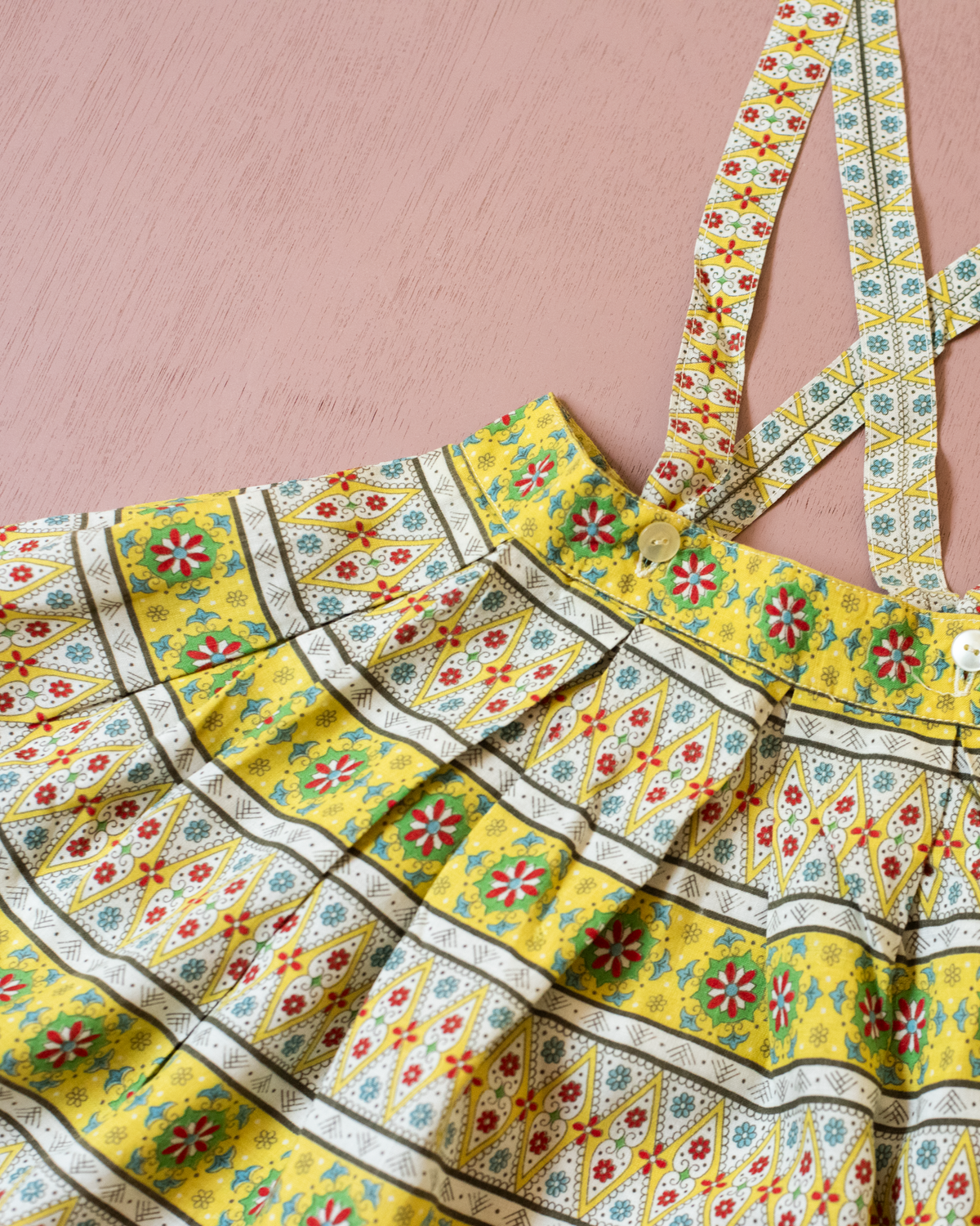 French floral skirt with sequins | 4-5 years