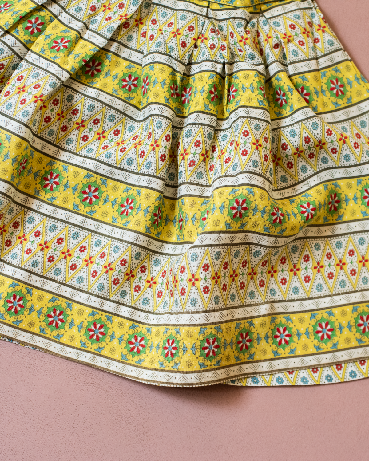 Floral French Skirt with Straps | 2-3 Years