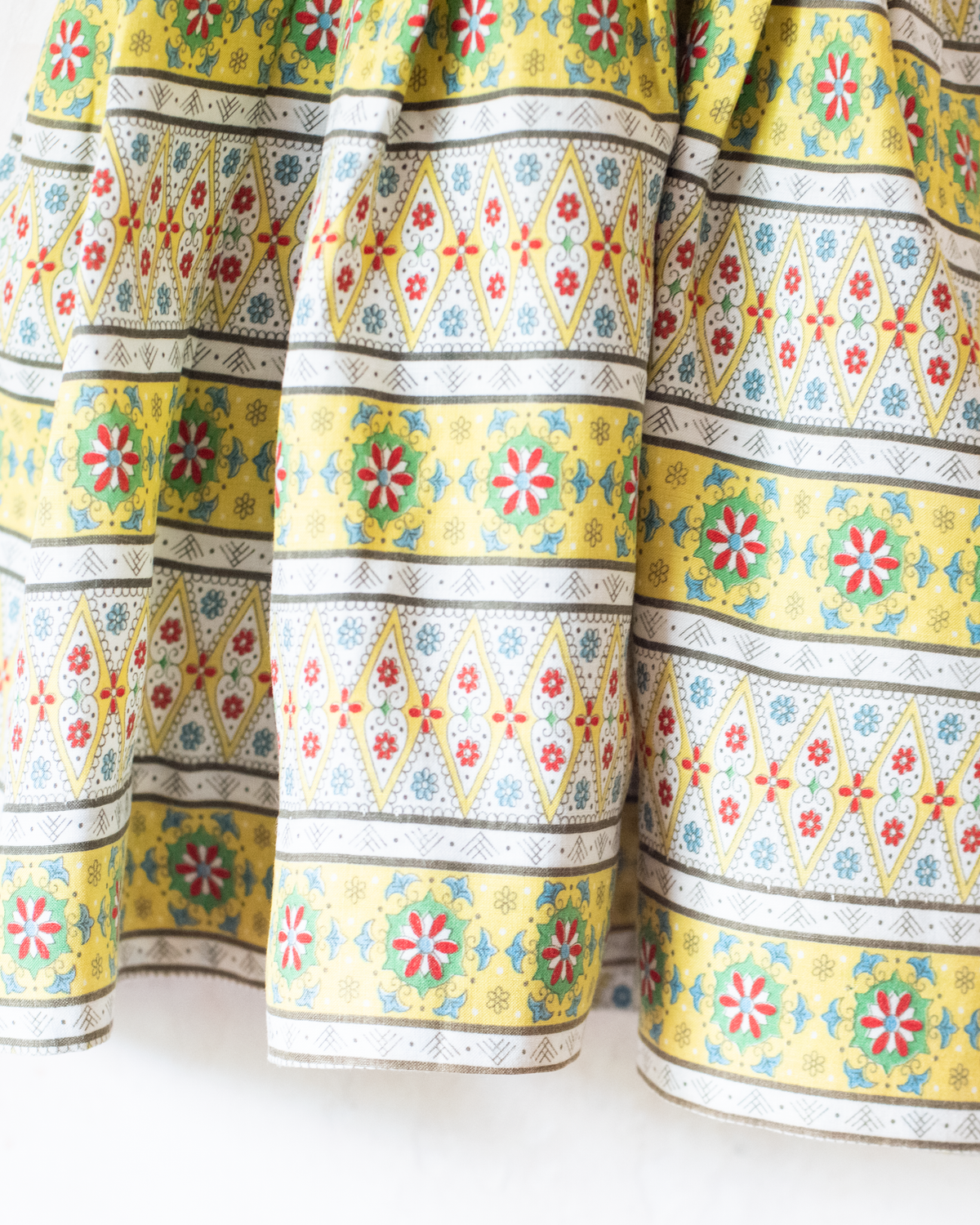 French floral skirt with sequins | 4-5 years