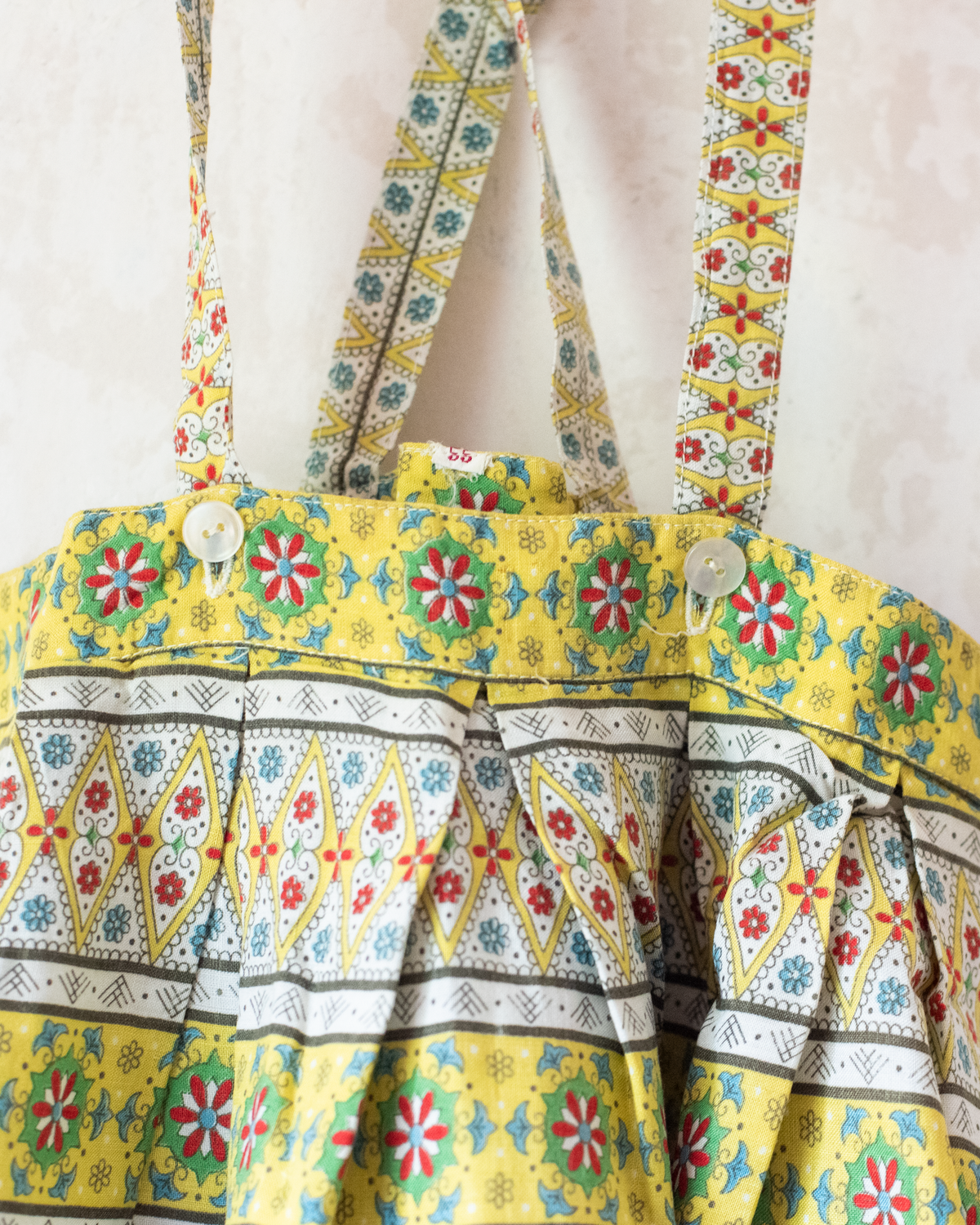 French floral skirt with sequins | 4-5 years