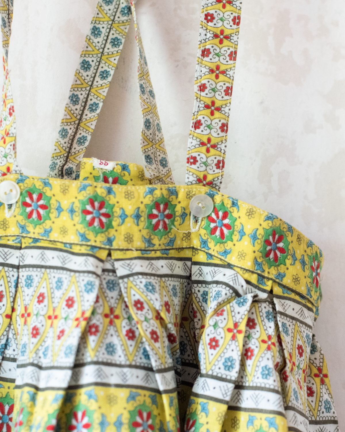French floral skirt with sequins | 4-5 years