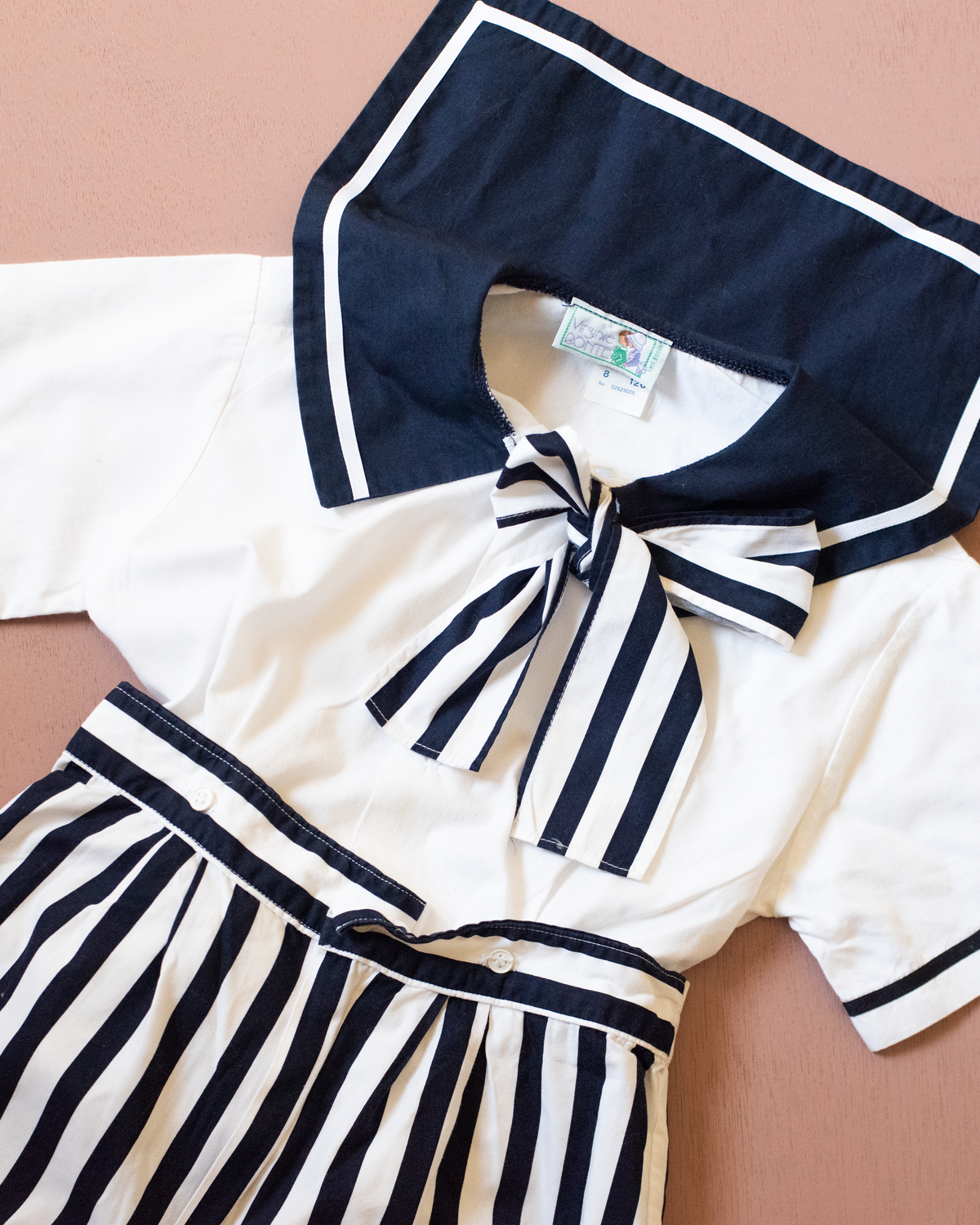 Sailor suit in blue and white | 7-8 years