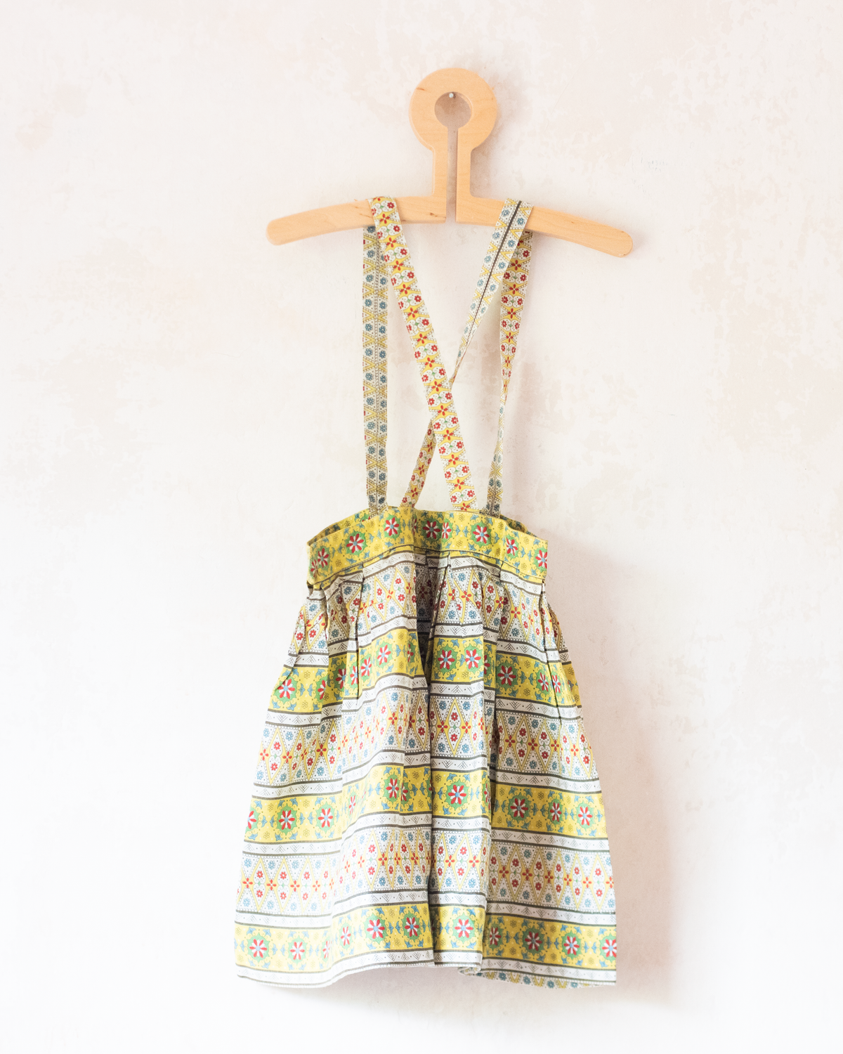 French floral skirt with sequins | 4-5 years