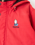 מעיל אדום עם רקמות של טינטין | 5-6 שנים