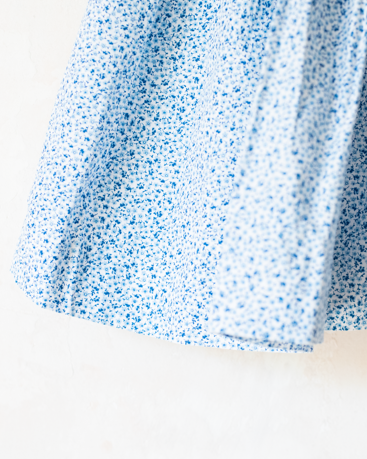 Light blue floral dress with flower embroidery | 9-12 months